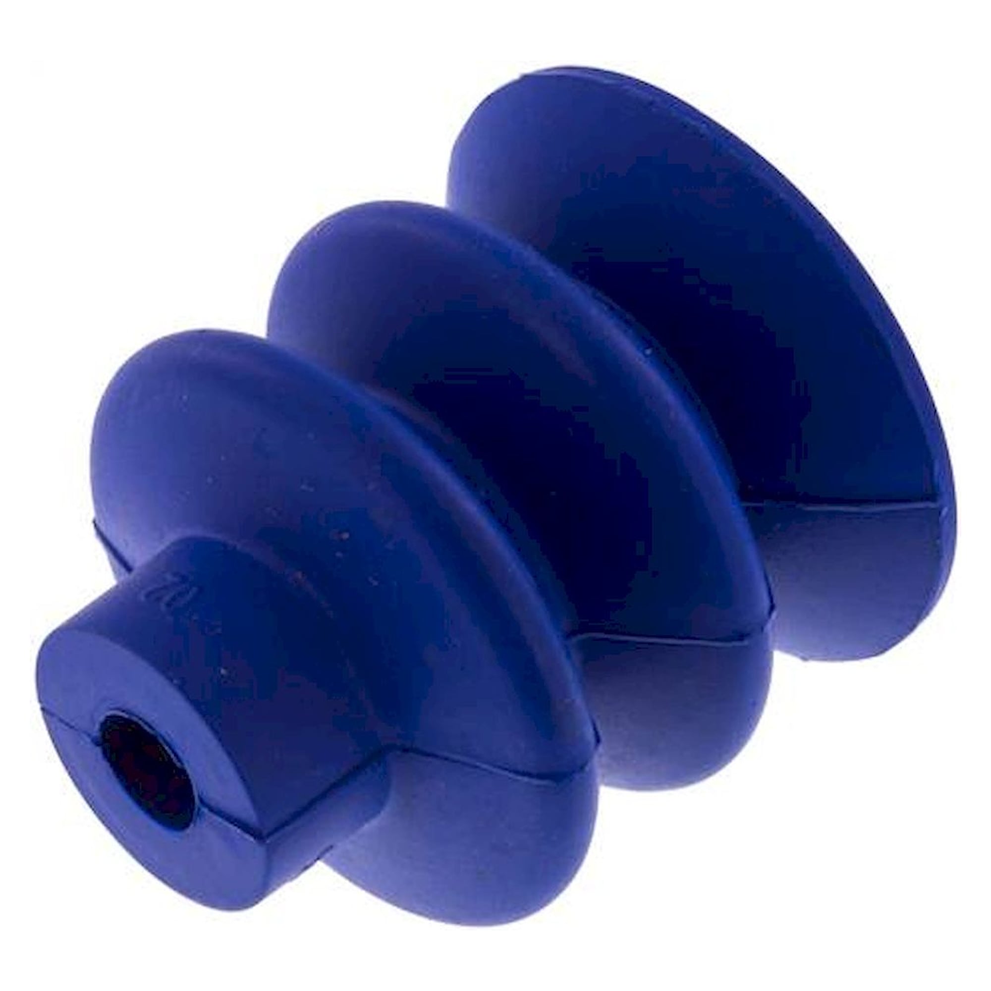 Bellows suction pad, 2,5-way, Ø 40x20mm, PUR (55A), blue