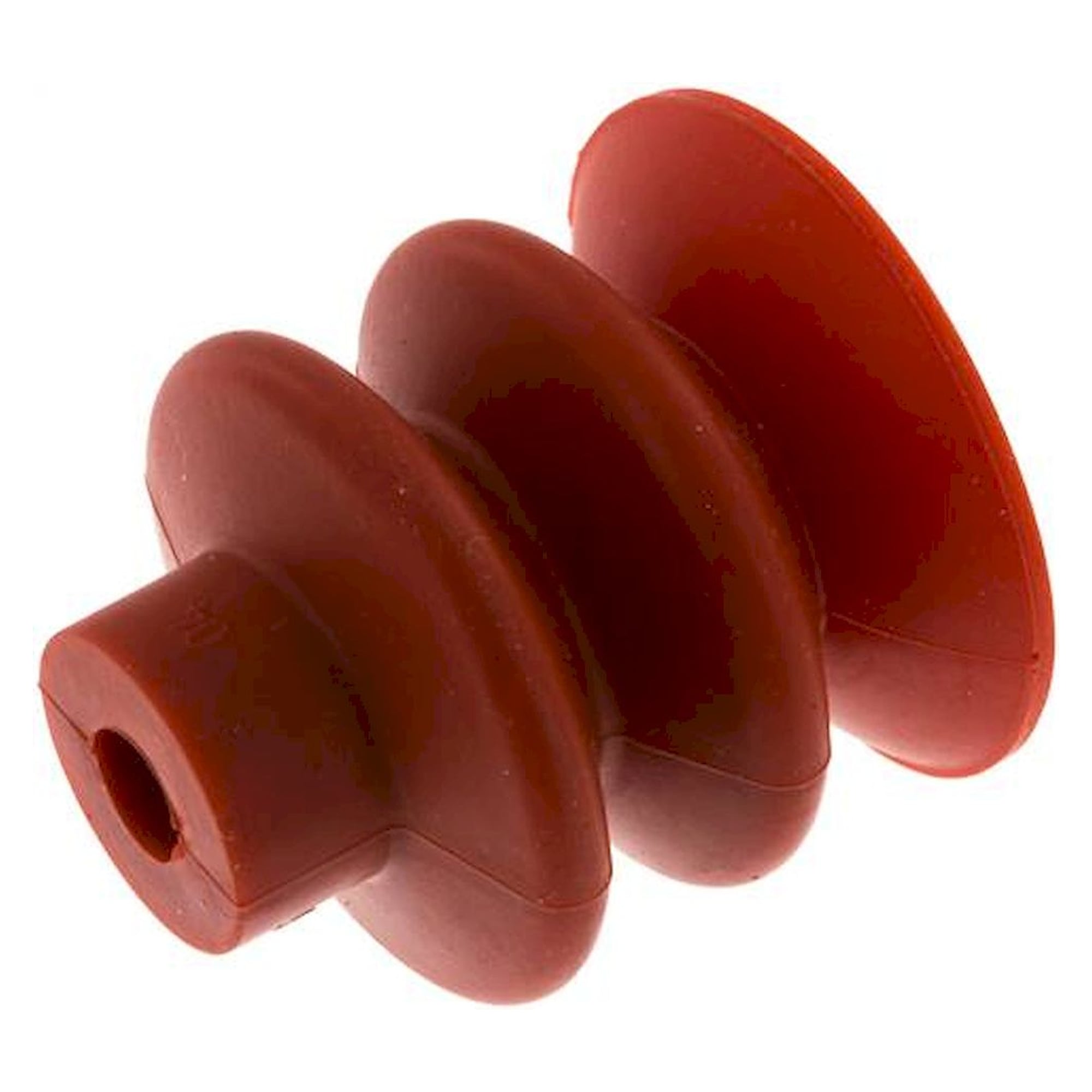 Balgsauger, 2,5-fach, Ø 40x20mm, Silikon (60A), rot