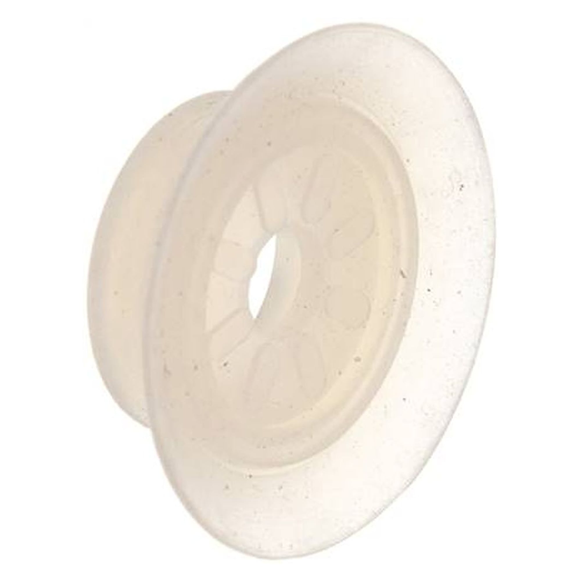 Flat suction cups (with fine lips), Ø 40x3mm, Silicone (50A), transparent