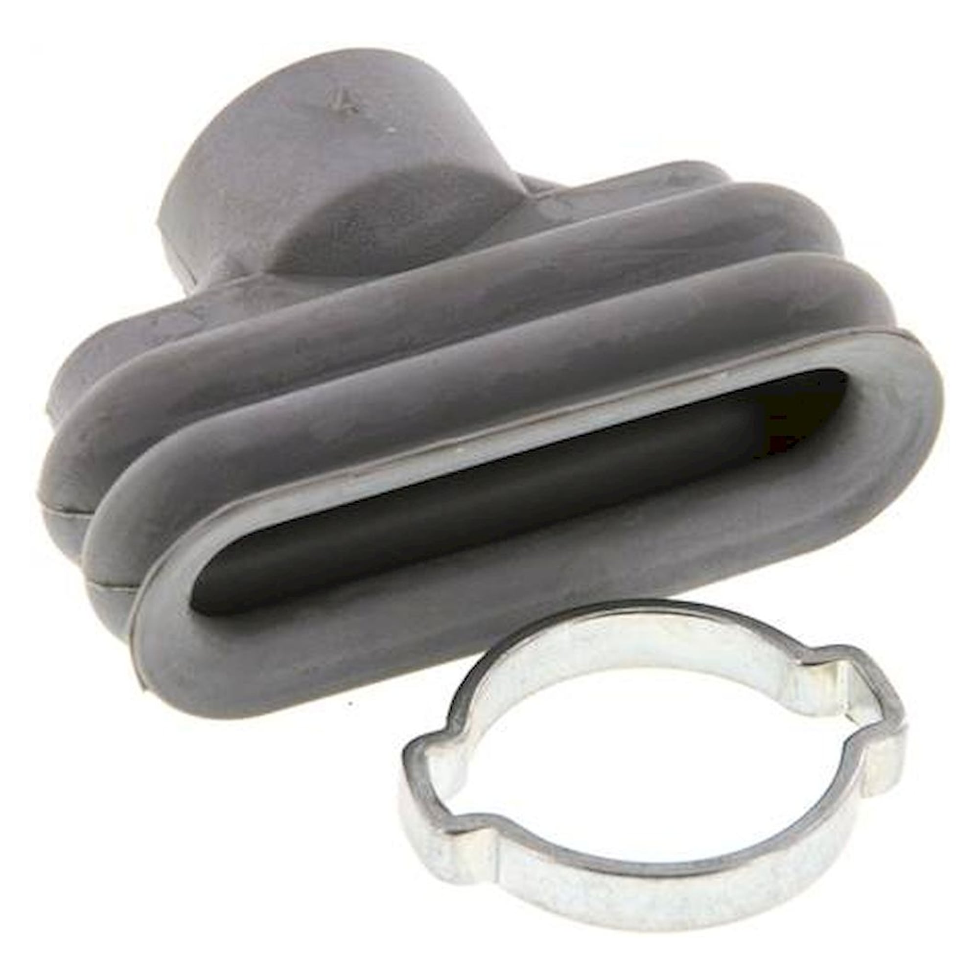Oval suction pads, 45 x 15mm, stroke 8,5mm, NBR (60A), Grey