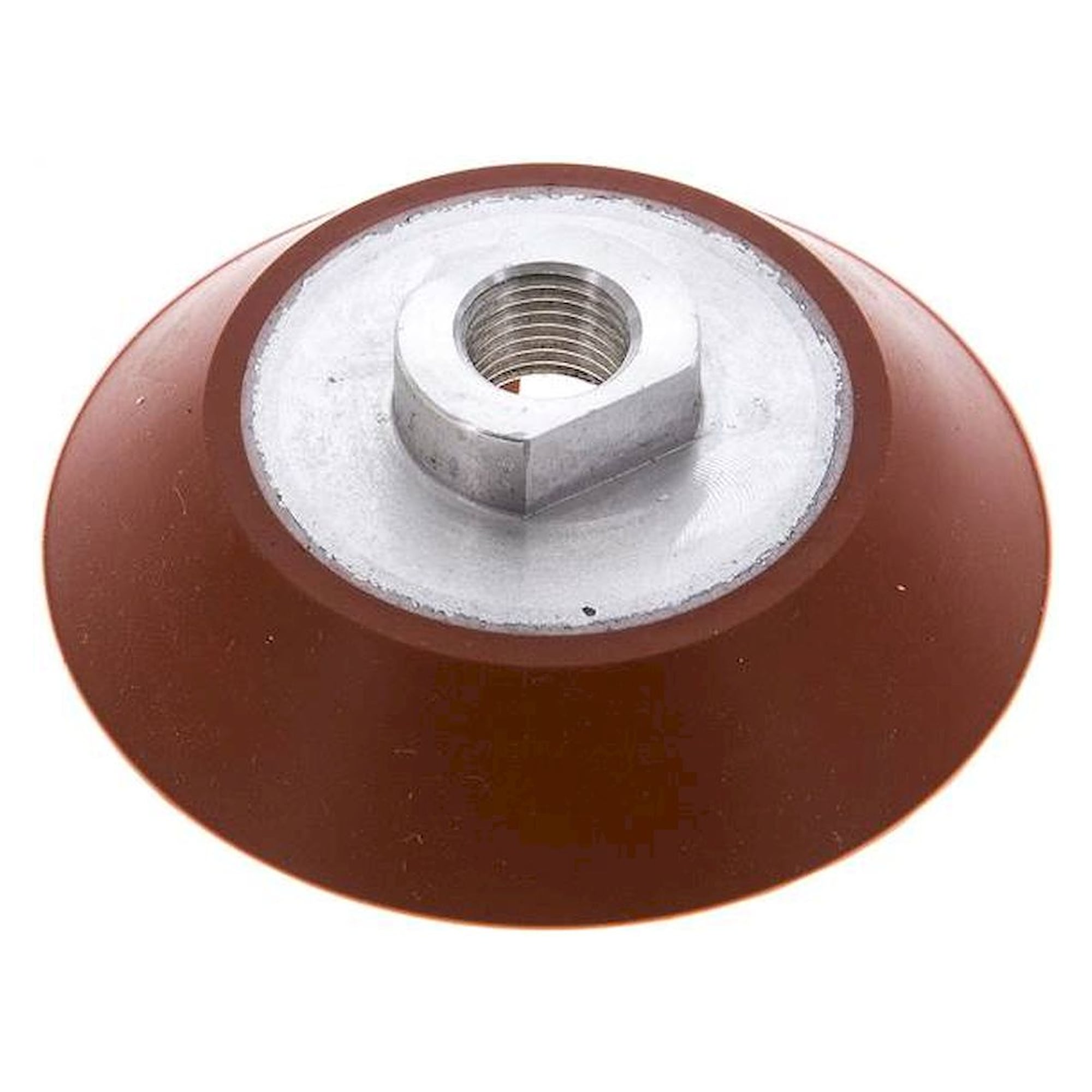 Flat suction cups, Ø 75x6mm, G 1/4", Silicone (60A), red