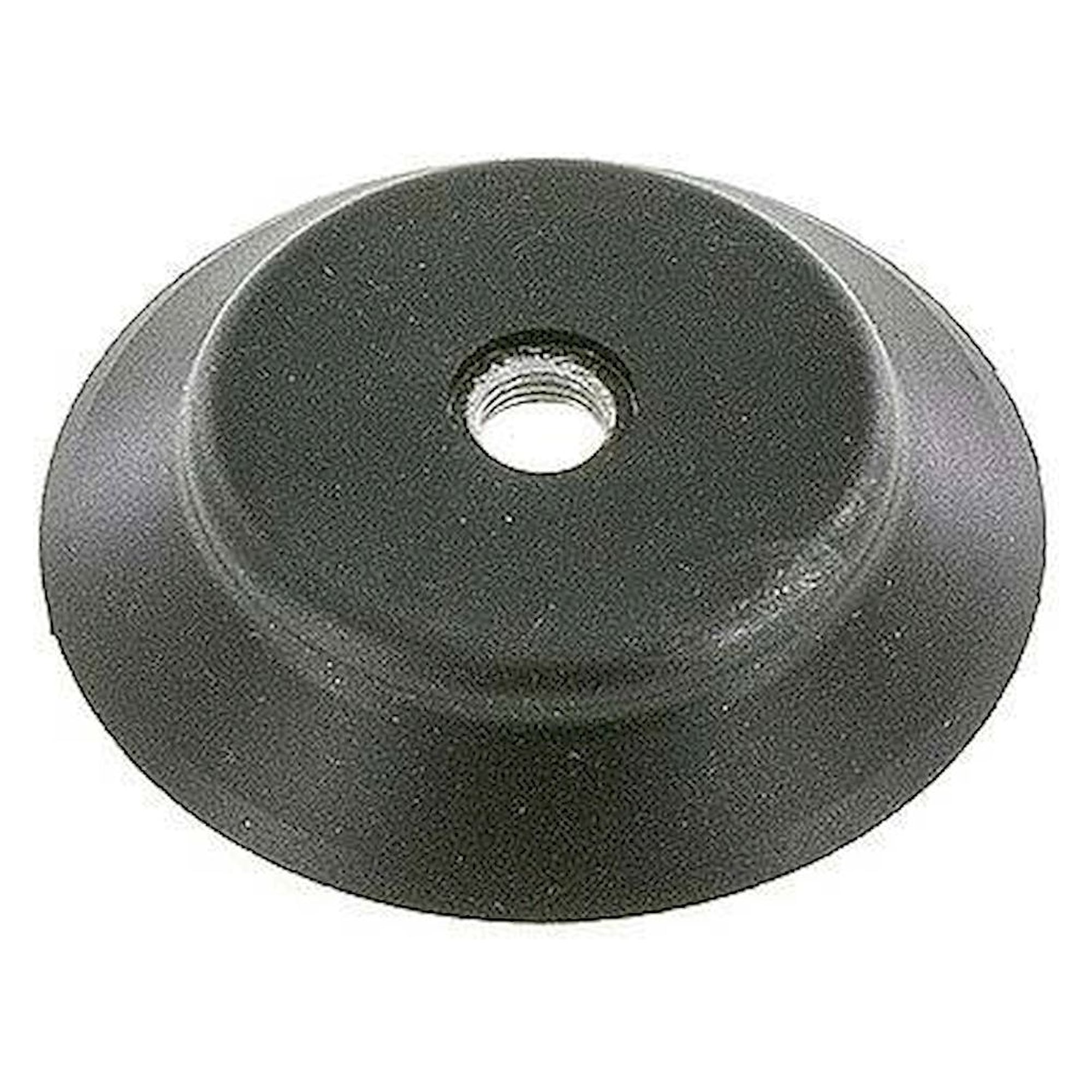 Flachsauger (stabile Lippe), Ø 95x6mm, G 1/4", NBR (55A), schwarz