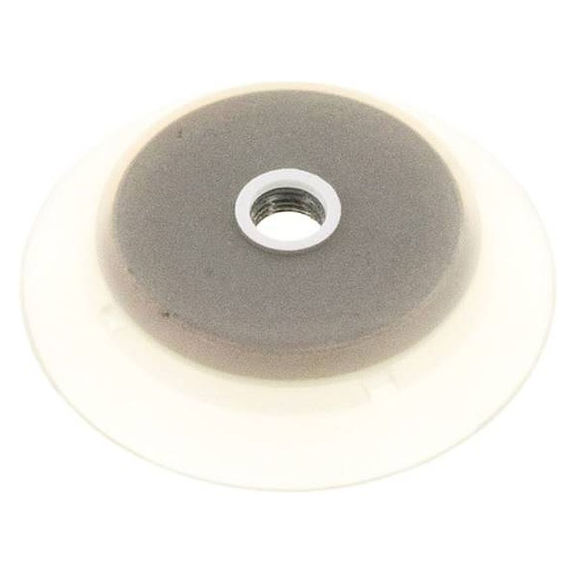 Flachsauger (stabile Lippe), Ø 95x6mm, G 1/4", Silikon (50A), transparent