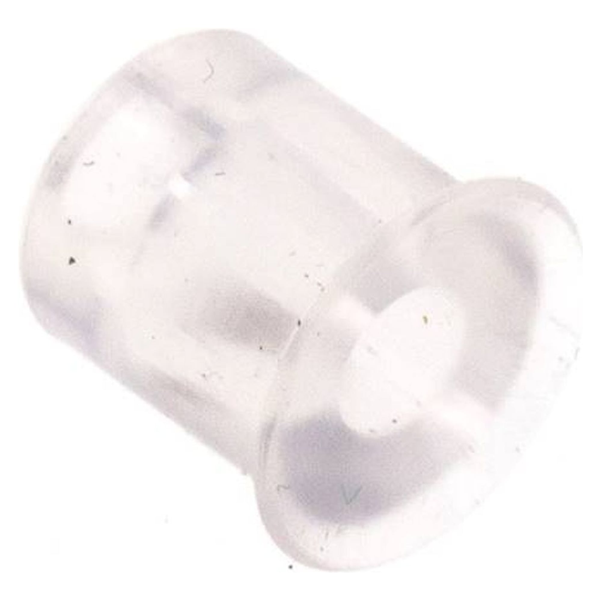 Flat suction cleaner, P-series, Ø 11x1mm, Silicone (50A), transparent