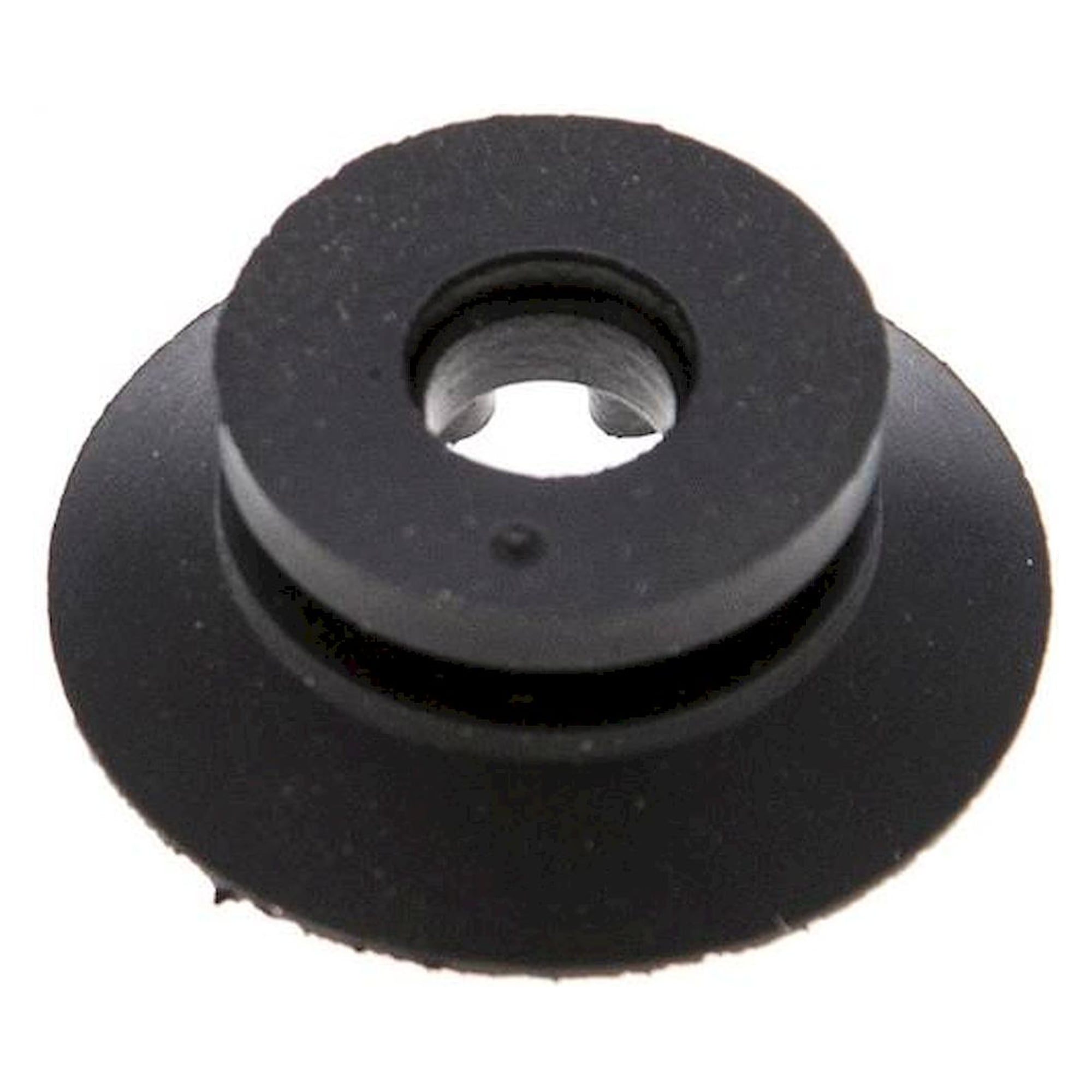 Flat suction cups, support rib, P,series- Ø 22x0,5mm, CR (50A), black