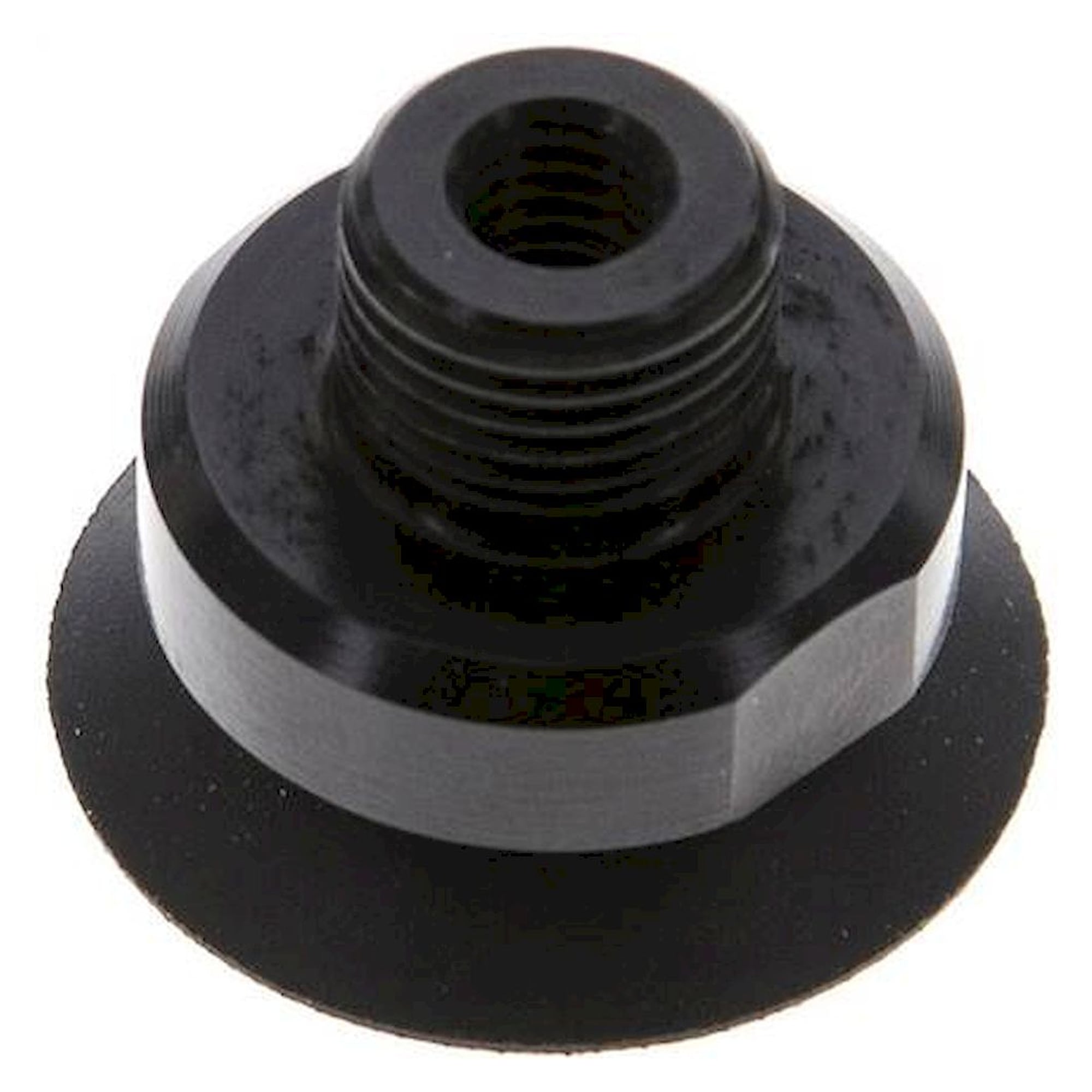 Flachsauger, Stützrippe, P-Serie, Ø 22x1mm, CR (50A), schwarz