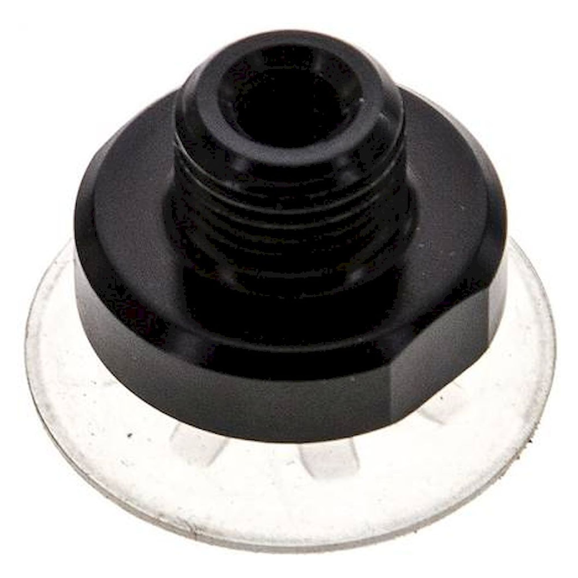 Flachsauger, Stützrippe, P-Serie, Ø 22x1mm, Silikon (50A), transparent