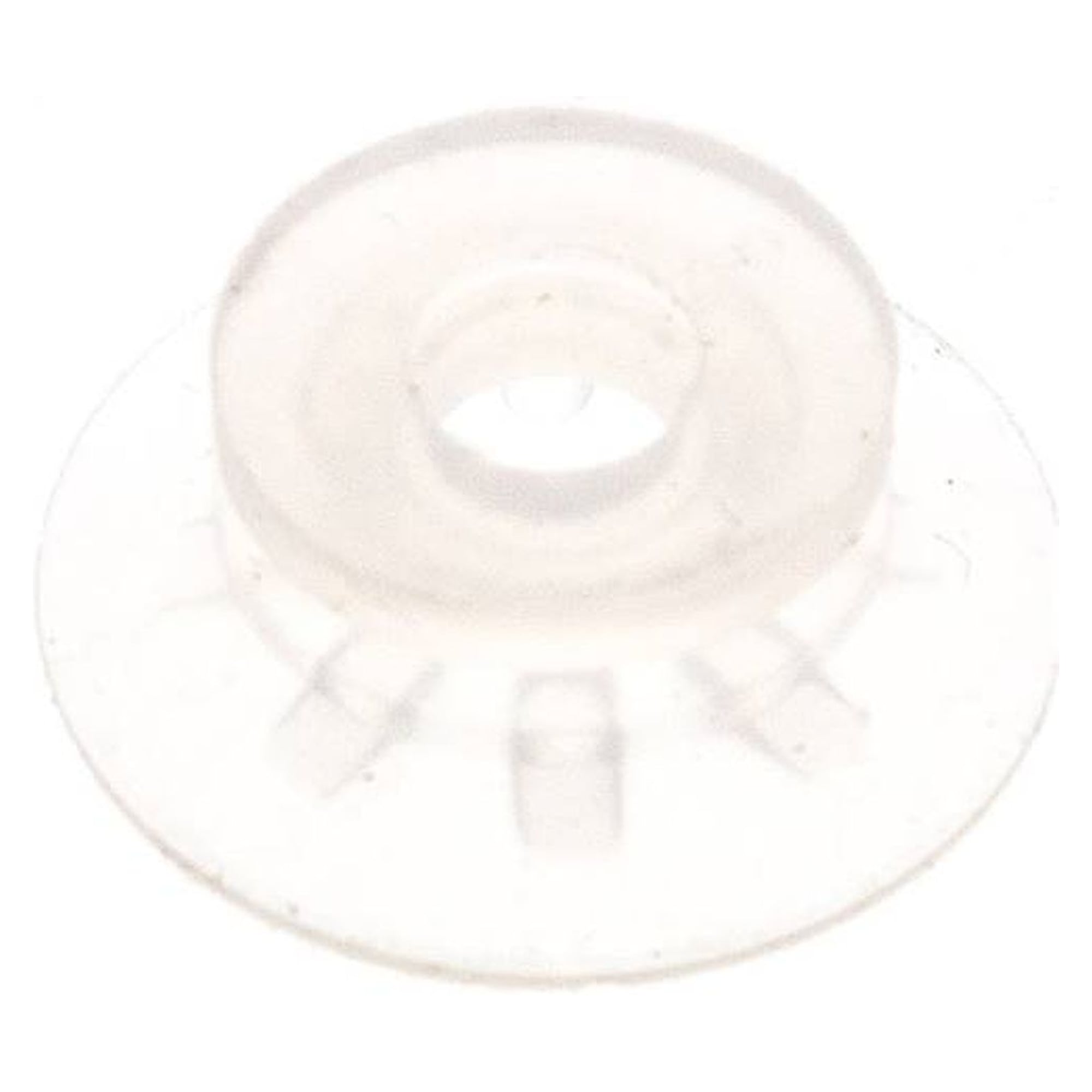 Flachsauger, Stützrippe, P-Serie, Ø 22x0,5mm, Silikon (50A), transparent