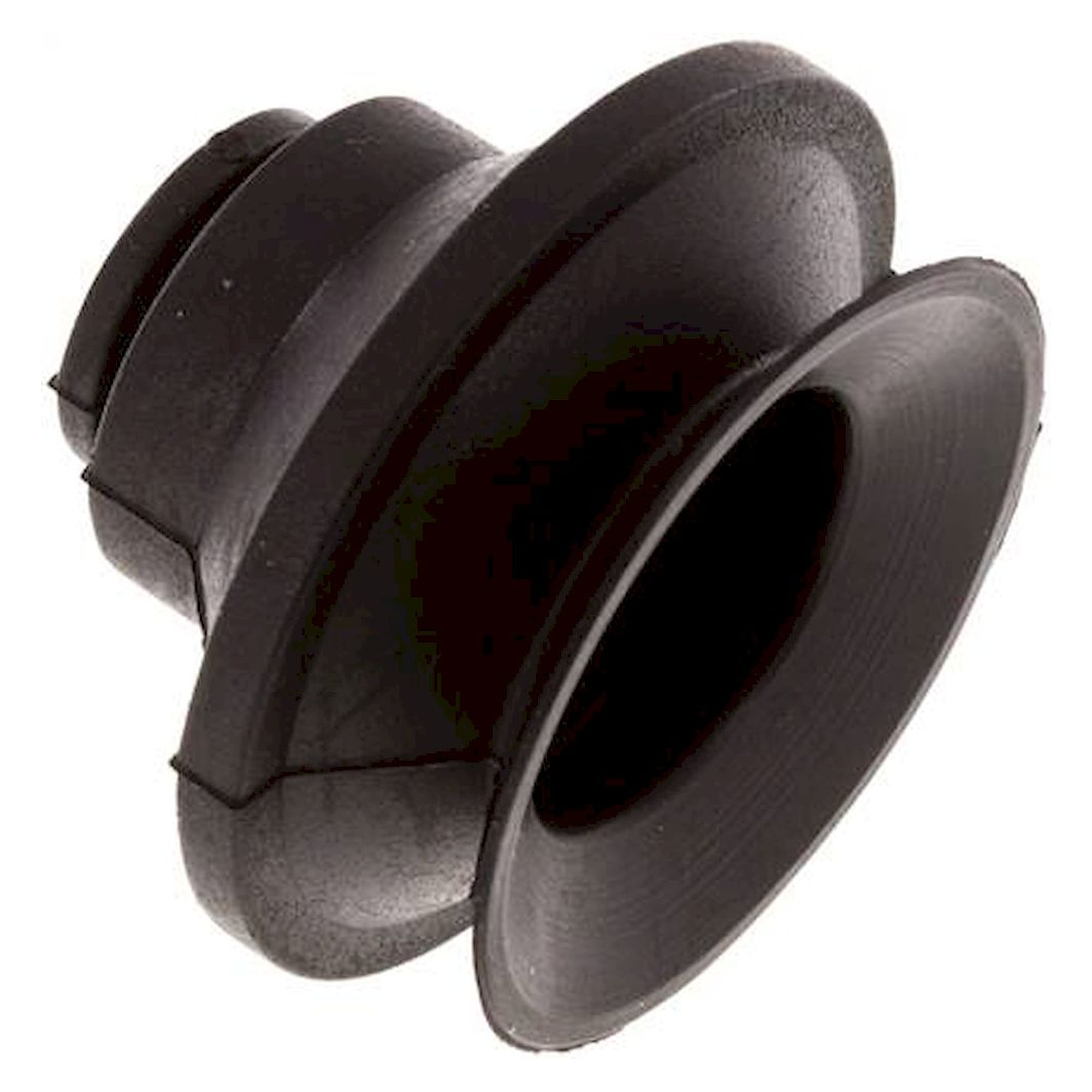 Bellows suction pad, 1,5-way, P-series, Ø 33x9mm, CR (50A), black