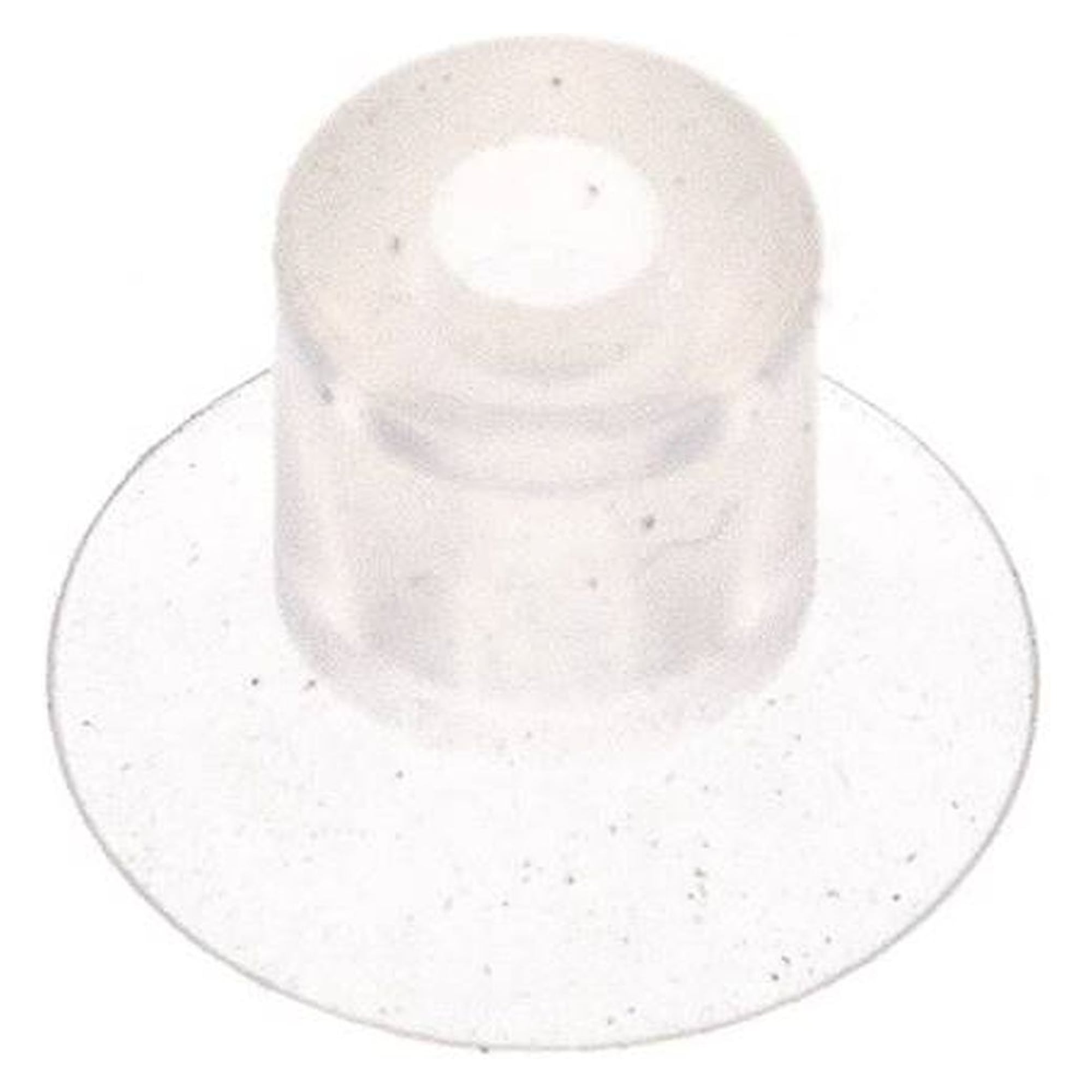 Flachsauger, Stützrippe, P-Serie, Ø 32x2mm, CR (50A), schwarz