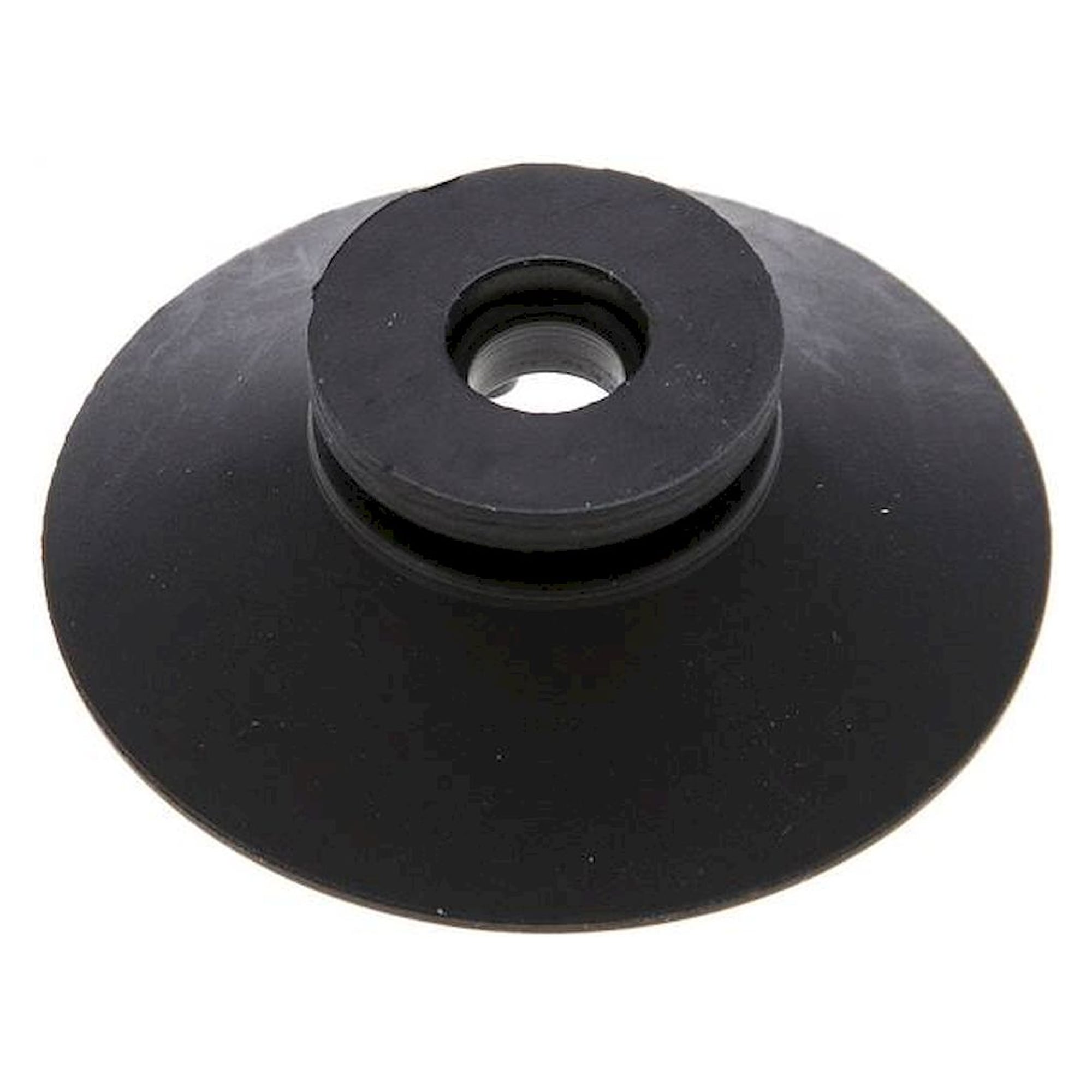 Flachsauger, Stützrippe, P-Serie, Ø 42x2mm, CR (50A), schwarz