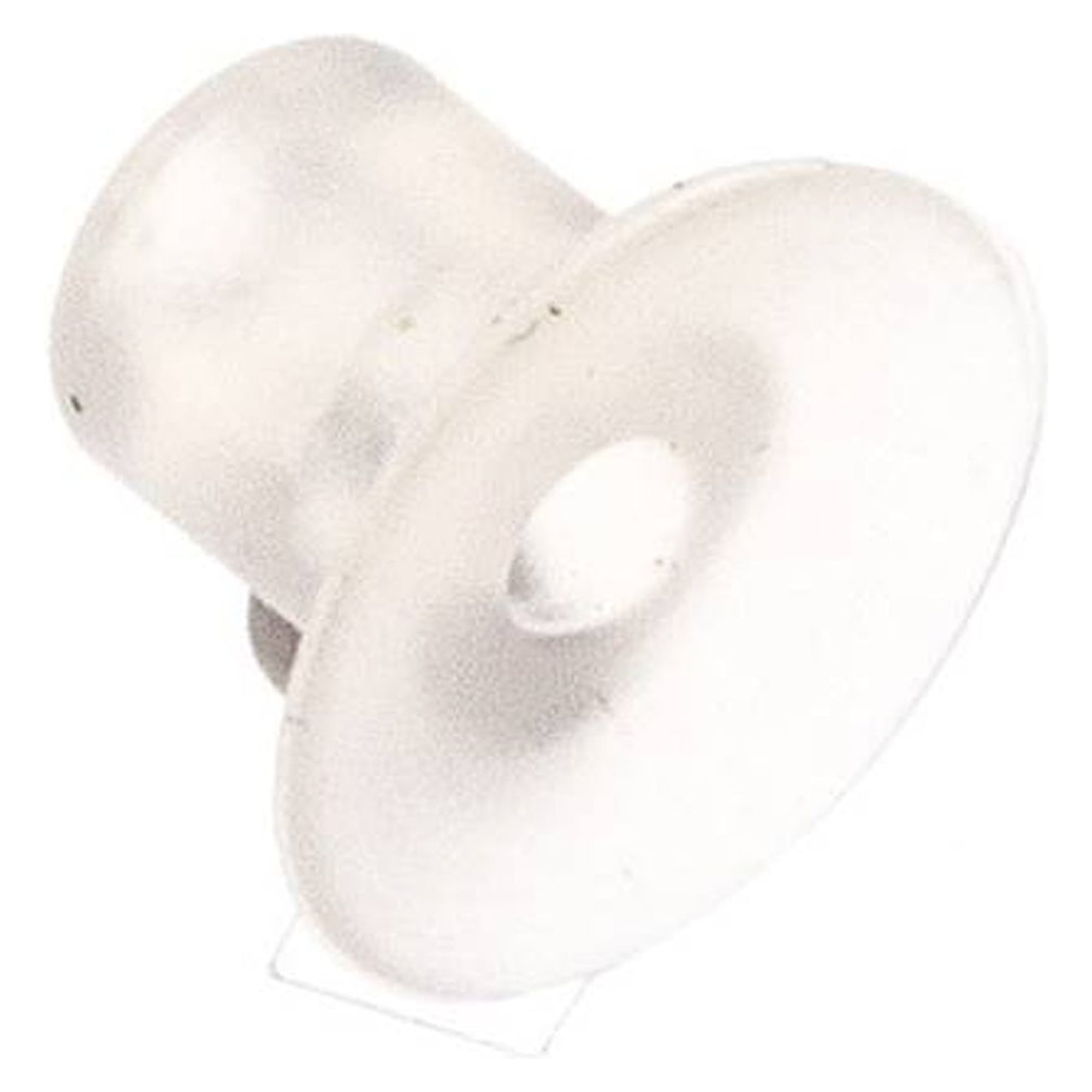 Flat suction cleaner, P-series, Ø 9,5x1,5mm, Silicone (50A), transparent
