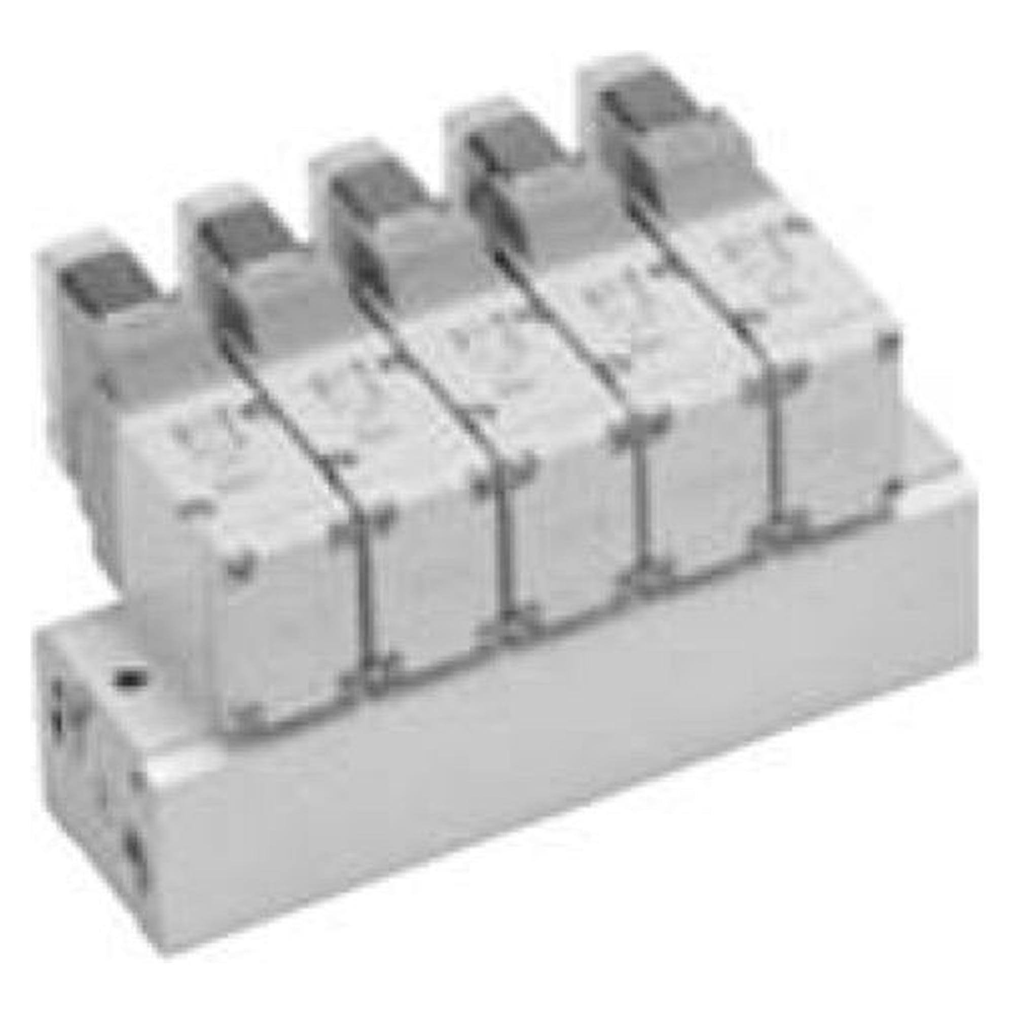 SMC VV3P3-41-021-02. VV3P3, 300 Series, 3 port solenoid valve manifold