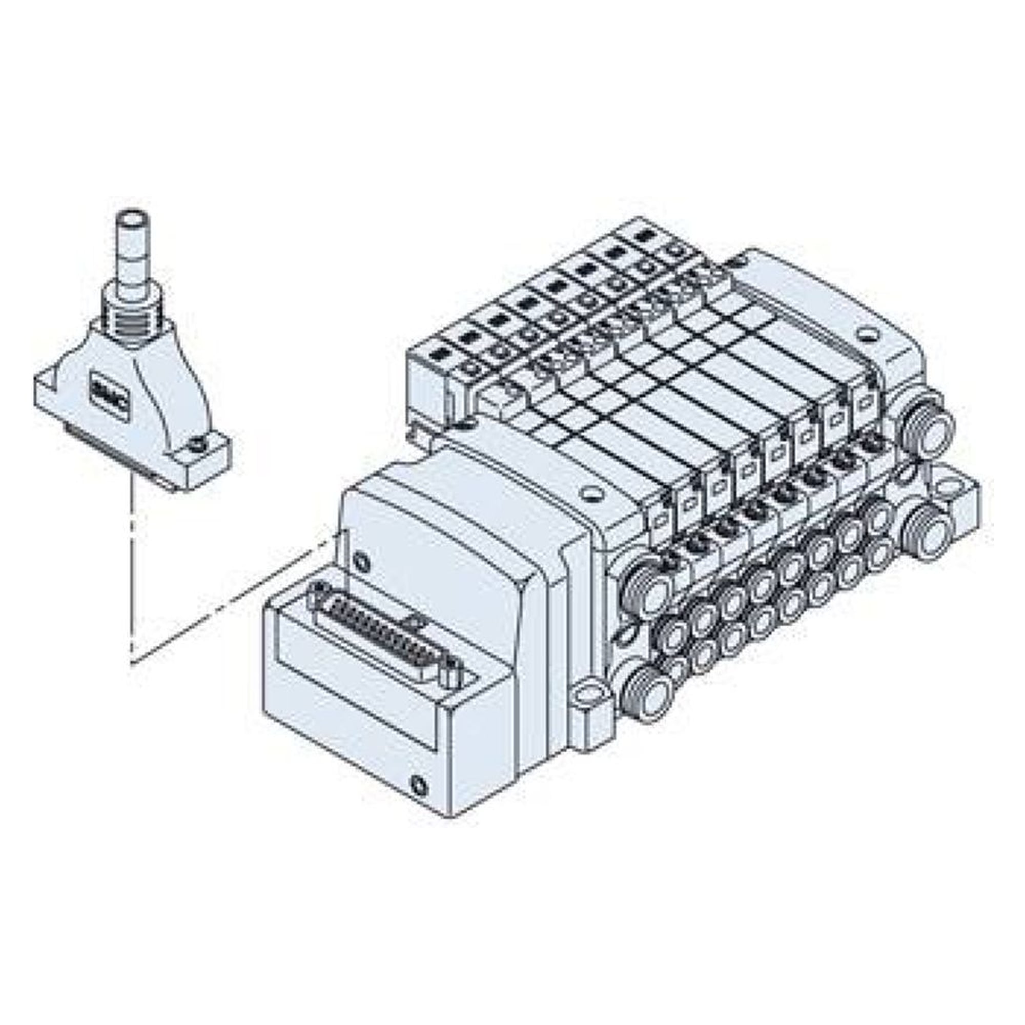SMC GVVQ100-12A-1. Multipolstecker