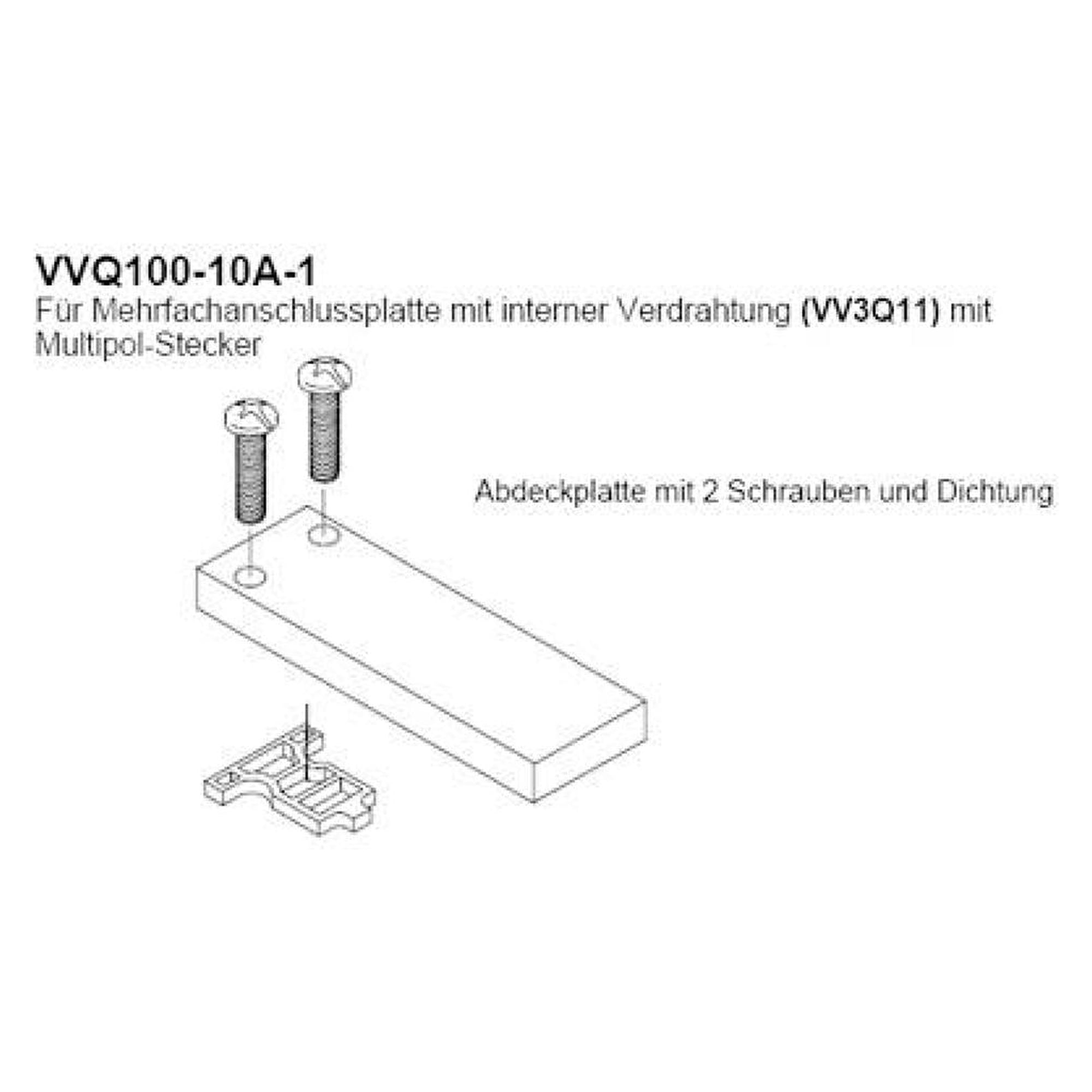 SMC VVQ1000-R-1-C6. VVQ1000-R-1-C6, Individual EXH Spacer, Base Mounted
