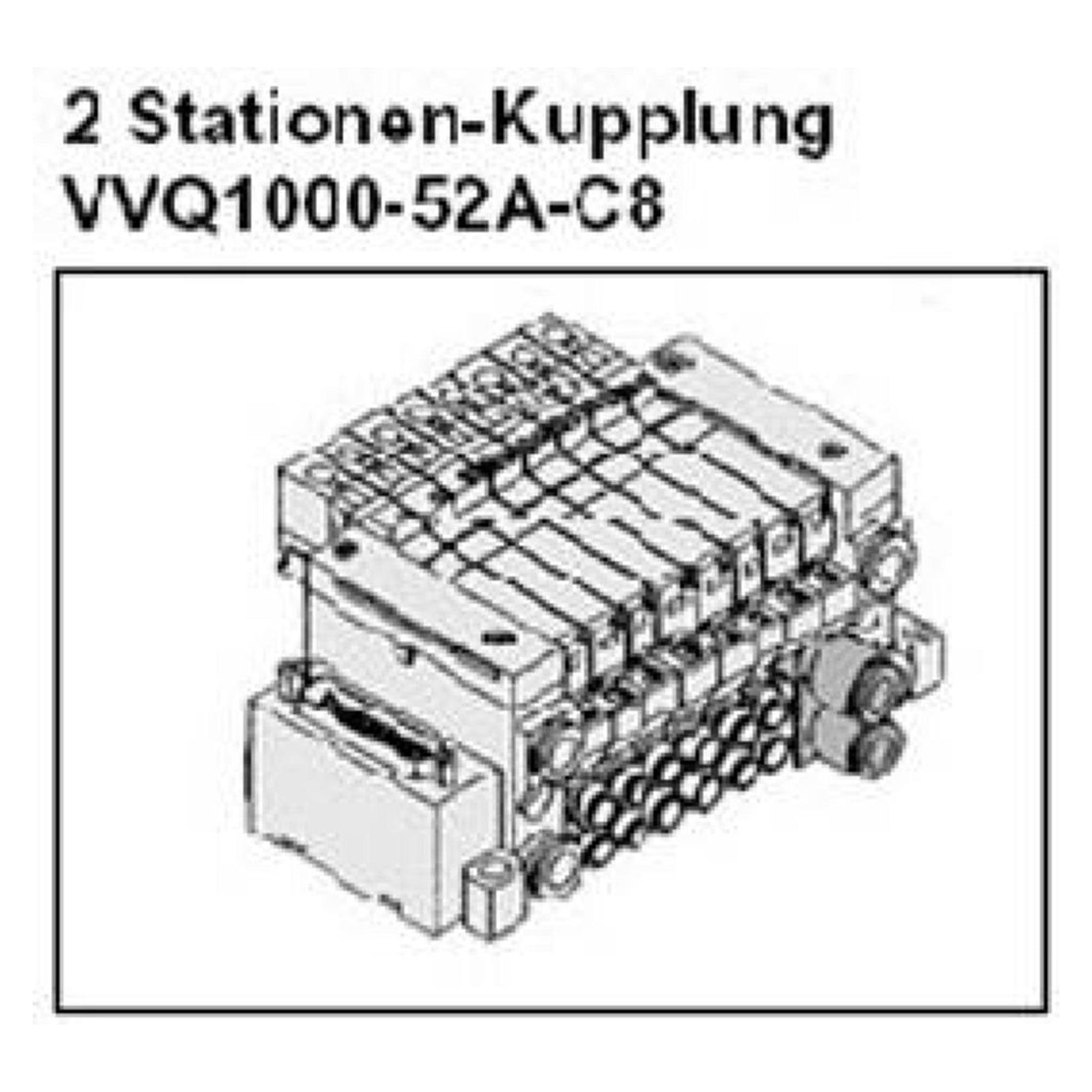 SMC VVQ1000-51A-N9. Gerade Steckverbindung