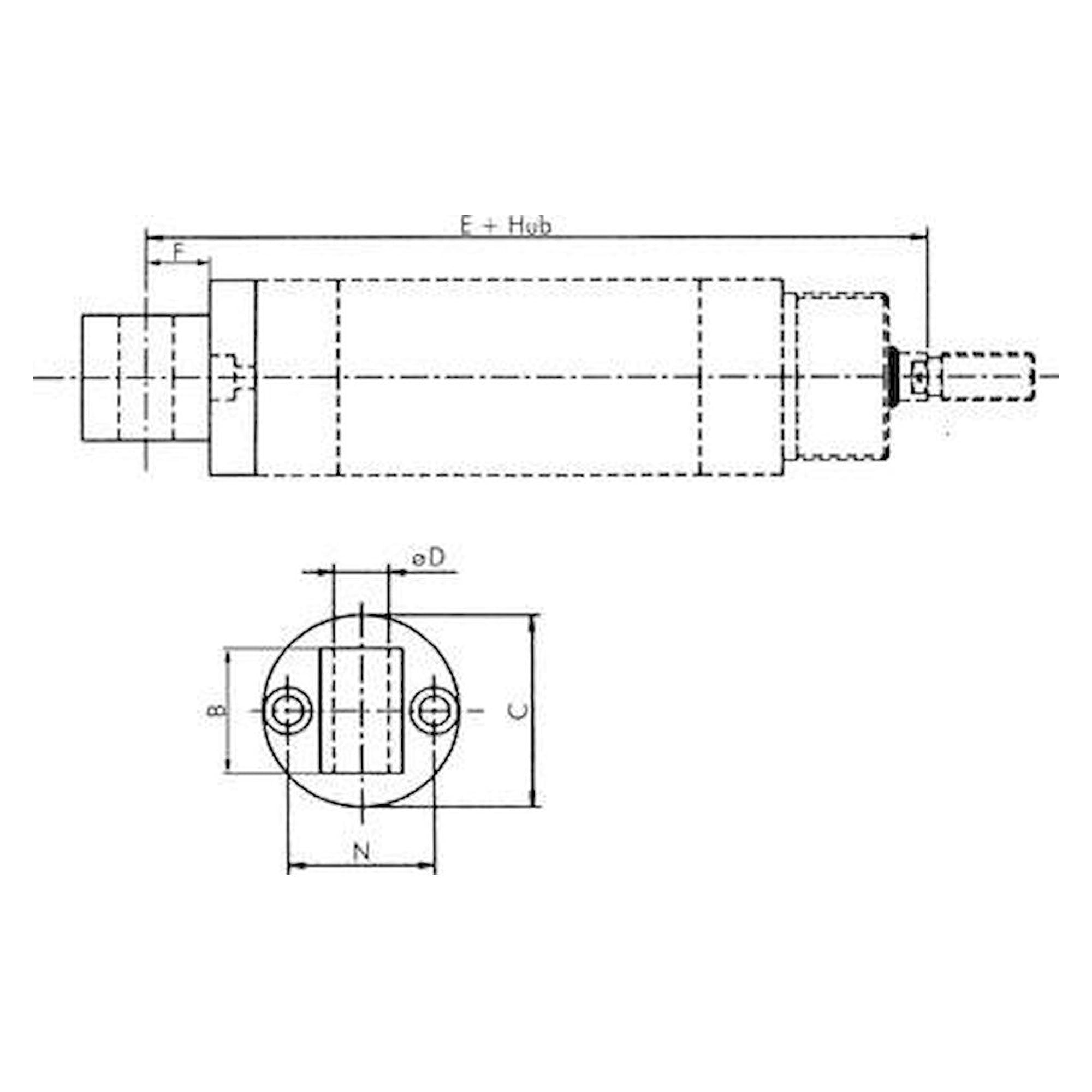Loop strap swivel fastening, clean profile 50 mm, 1.4404