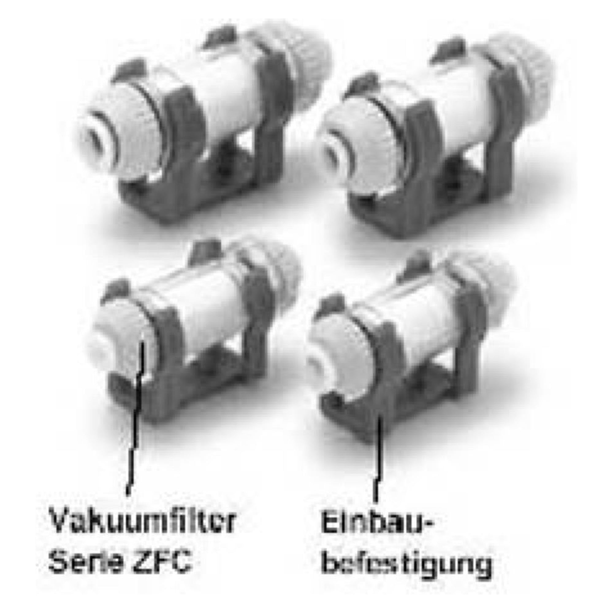 SMC ZFC74-B. ZFC, In-line Air Filter with One-touch Fitting (NEW)