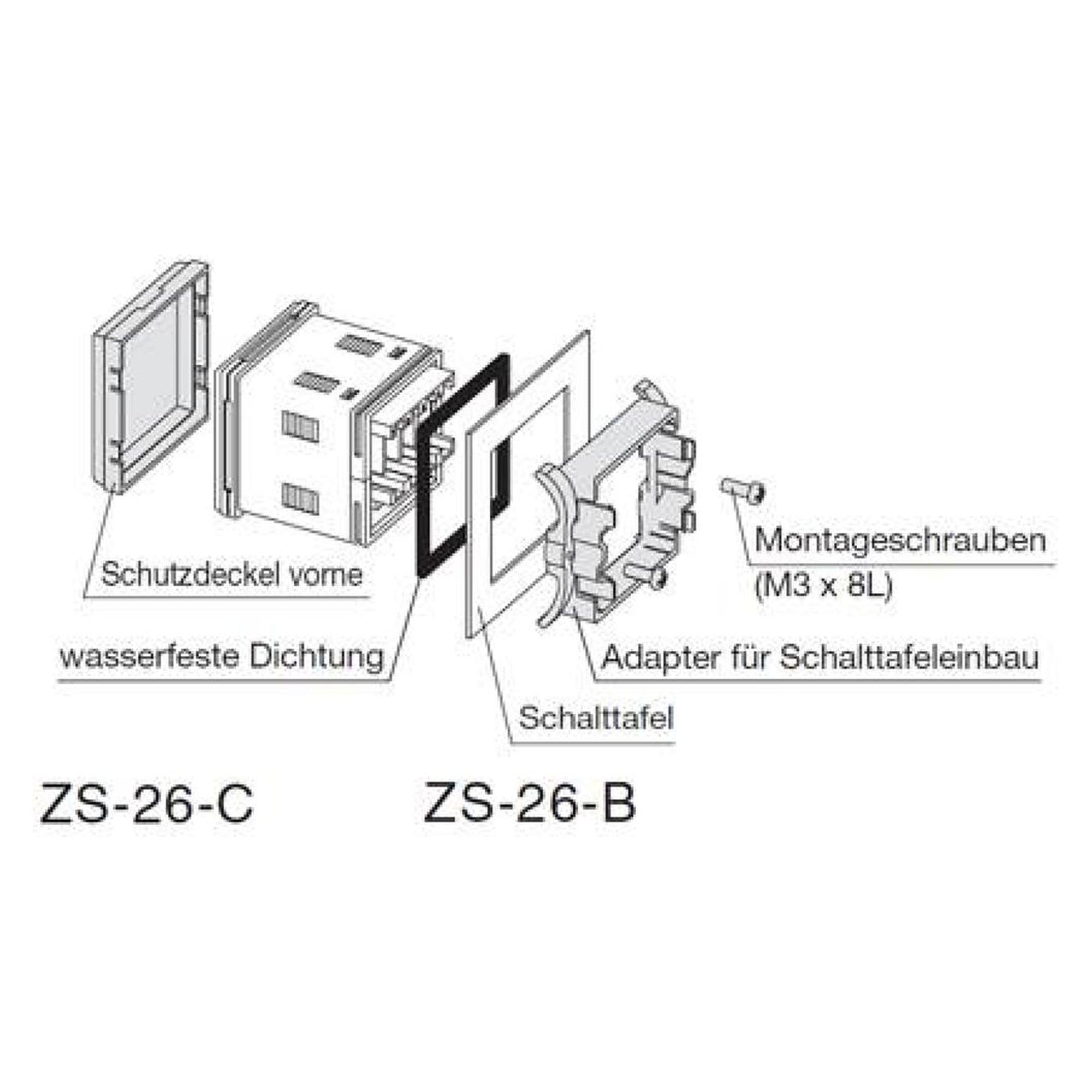 SMC ZS-26-A. Spannungsversorgungs-/Ausg
