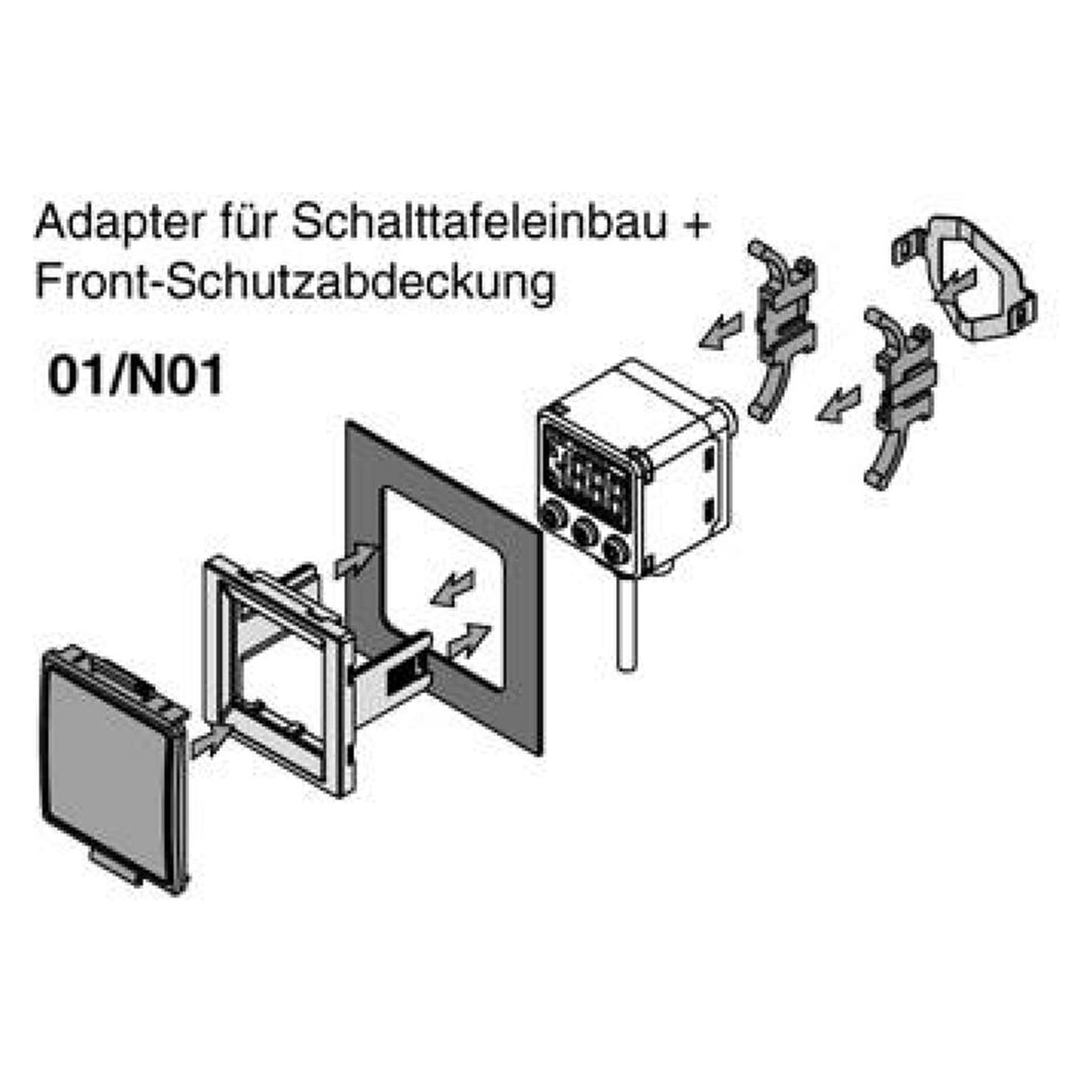 SMC ZS-33-R5. DIN-Schienen-Anbausatz