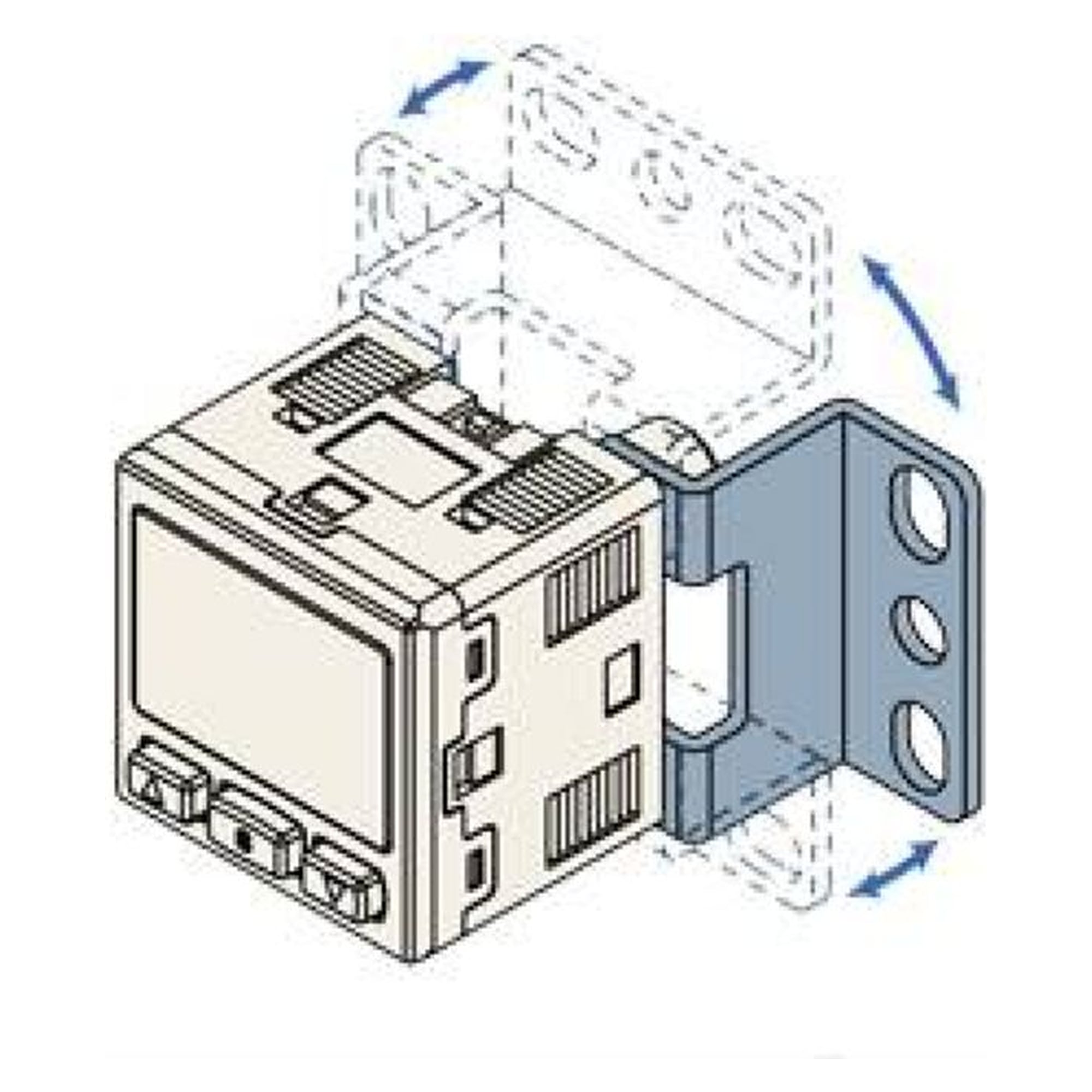 SMC ZS-38-A1. Befestigungselement A