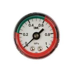 SMC G46-4-01-L. G#-L, Pressure Gauge with Colour Zone Limit Indicator