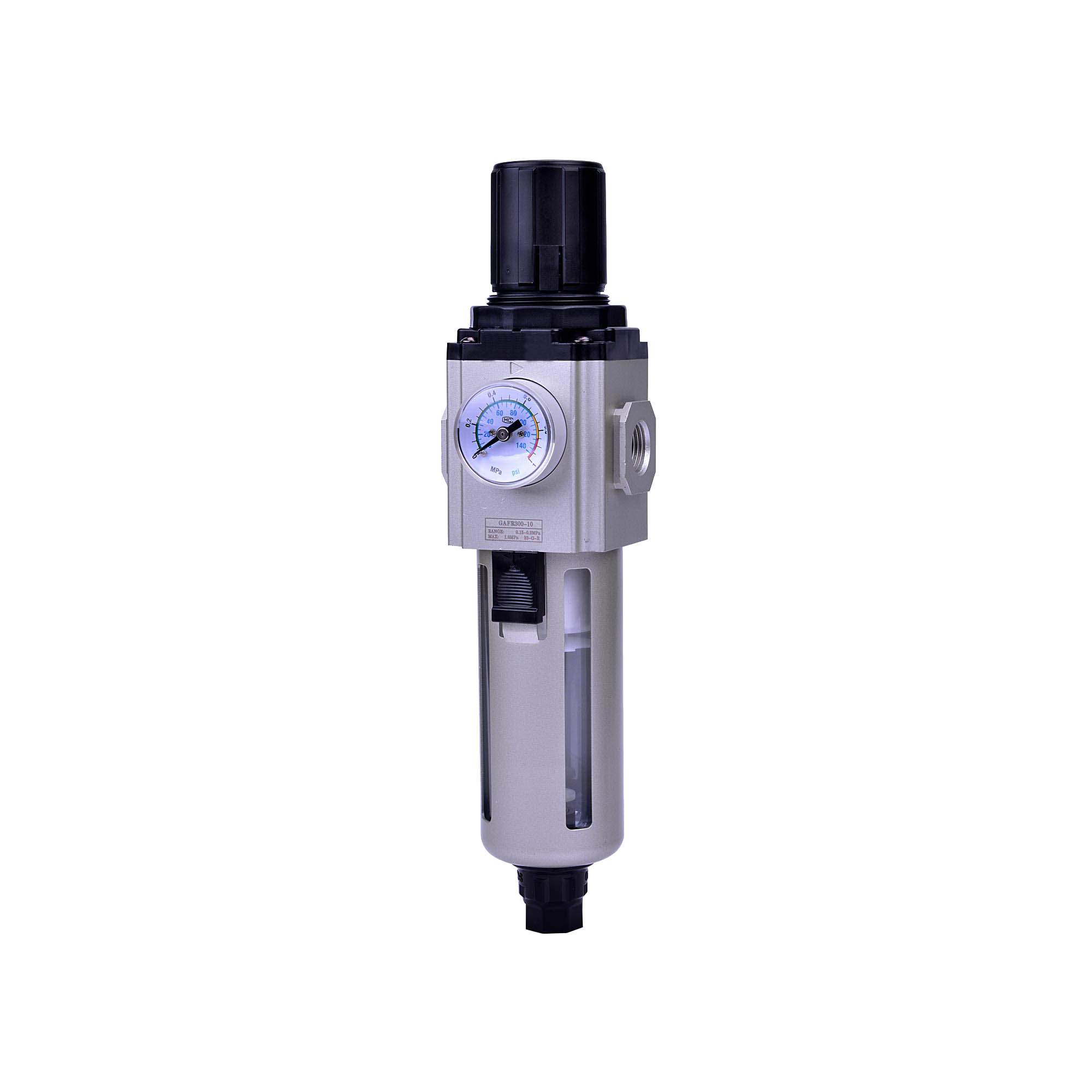 Filter regulator »GA«, PC container, 5 µm, Size 400, G 1/2 - Riegler 178479