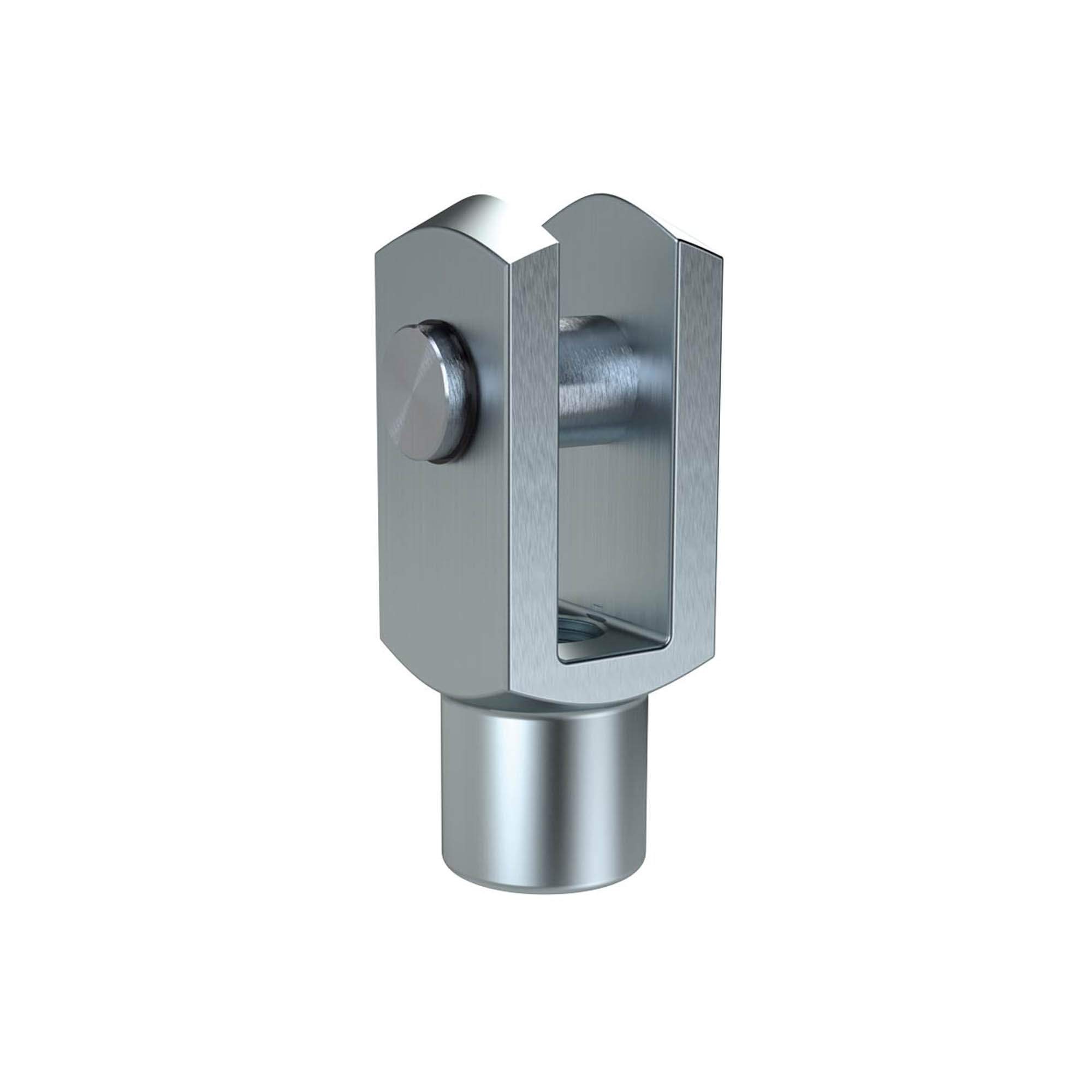 Rod clevis AP2 ISO 8140, bore 35.0 mm, M36x2 - Riegler 179926