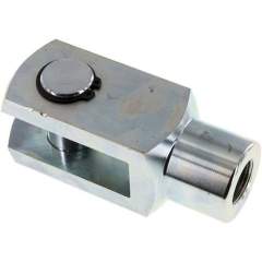 Gabelkopf mit Bolzen M 27x2, Stahl verzinkt