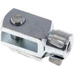 GAK 20. Yoke with bolts M 8, Zinc plated steel