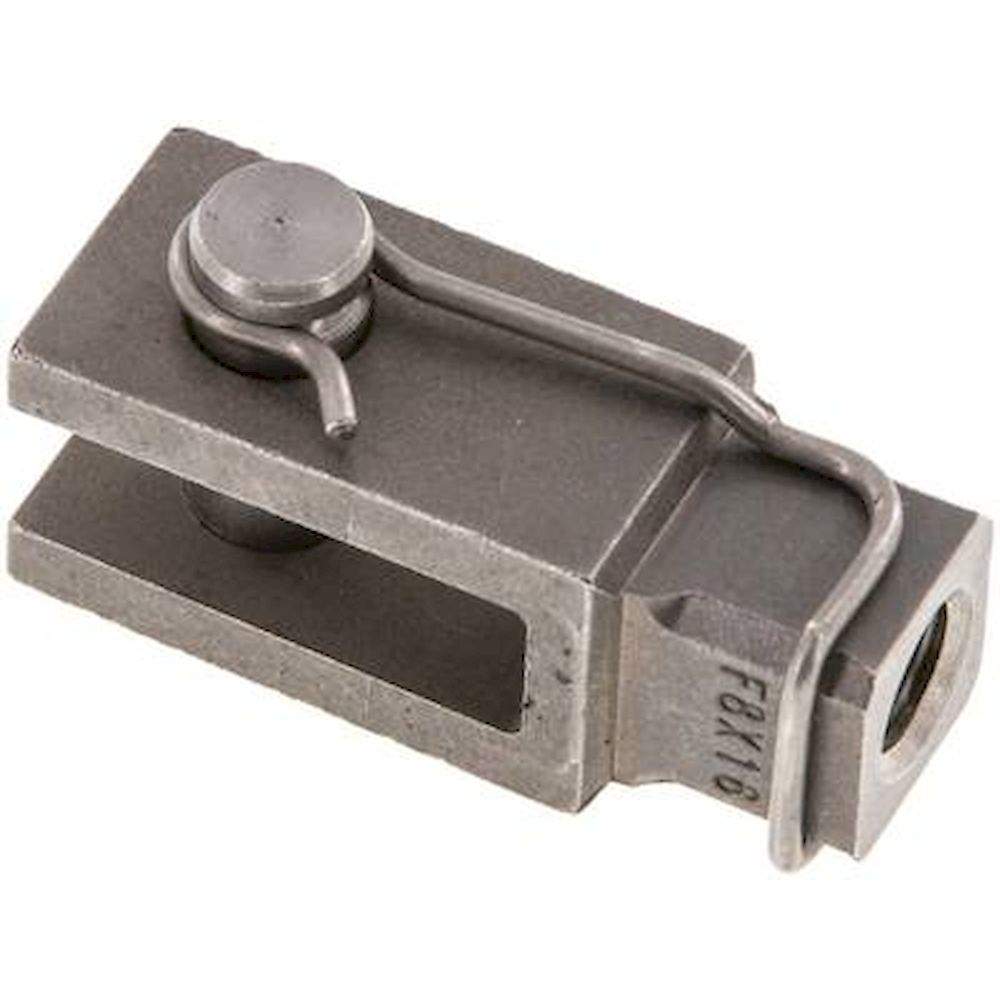 Yoke with bolts M 8, 1.4571