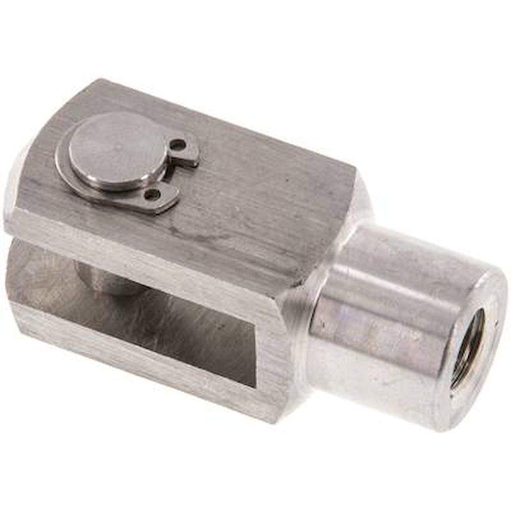 Yoke with bolts M 10x1,25, 1.4305