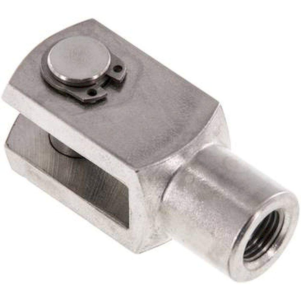 Yoke with bolts M 12x1,25, 1.4571