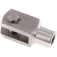 Gabelkopf mit Bolzen M 16x1,5, 1.4305