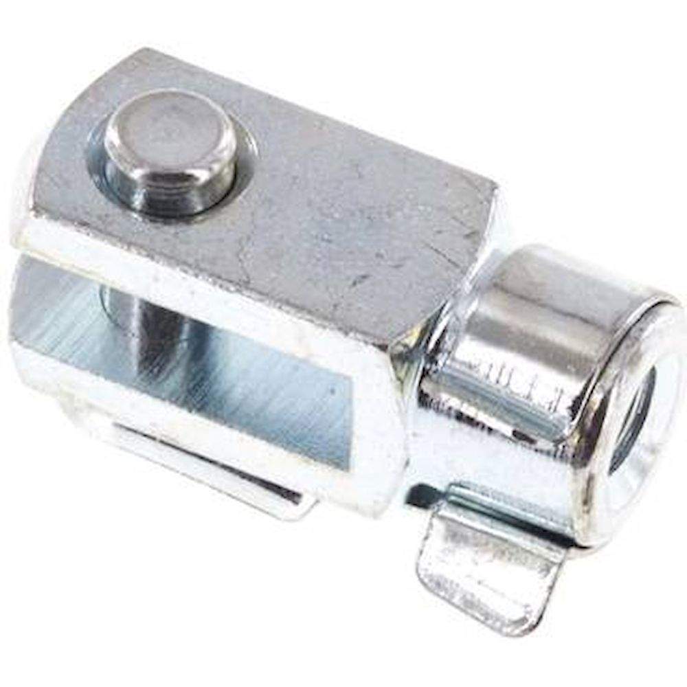 Yoke with bolts M 4, Zinc plated steel