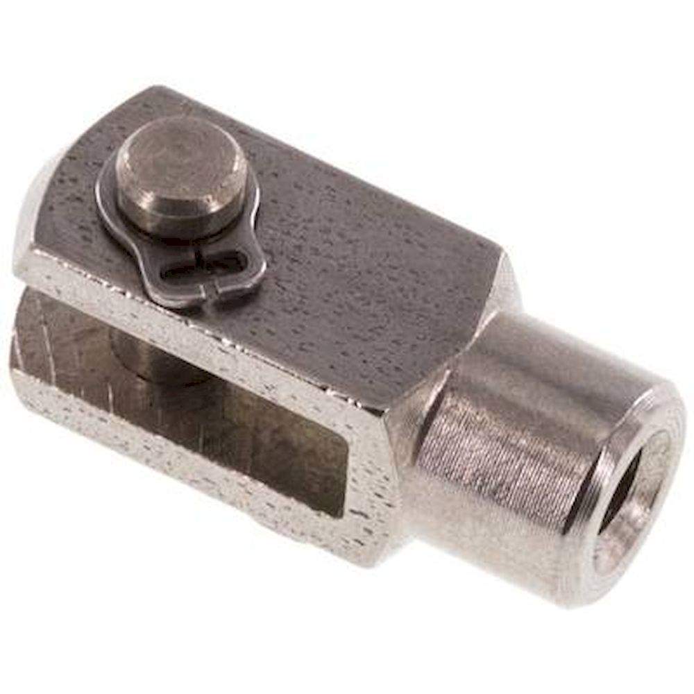 Yoke with bolts M 4, 1.4305