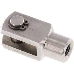 Gabelkopf mit Bolzen M 10, 1.4305