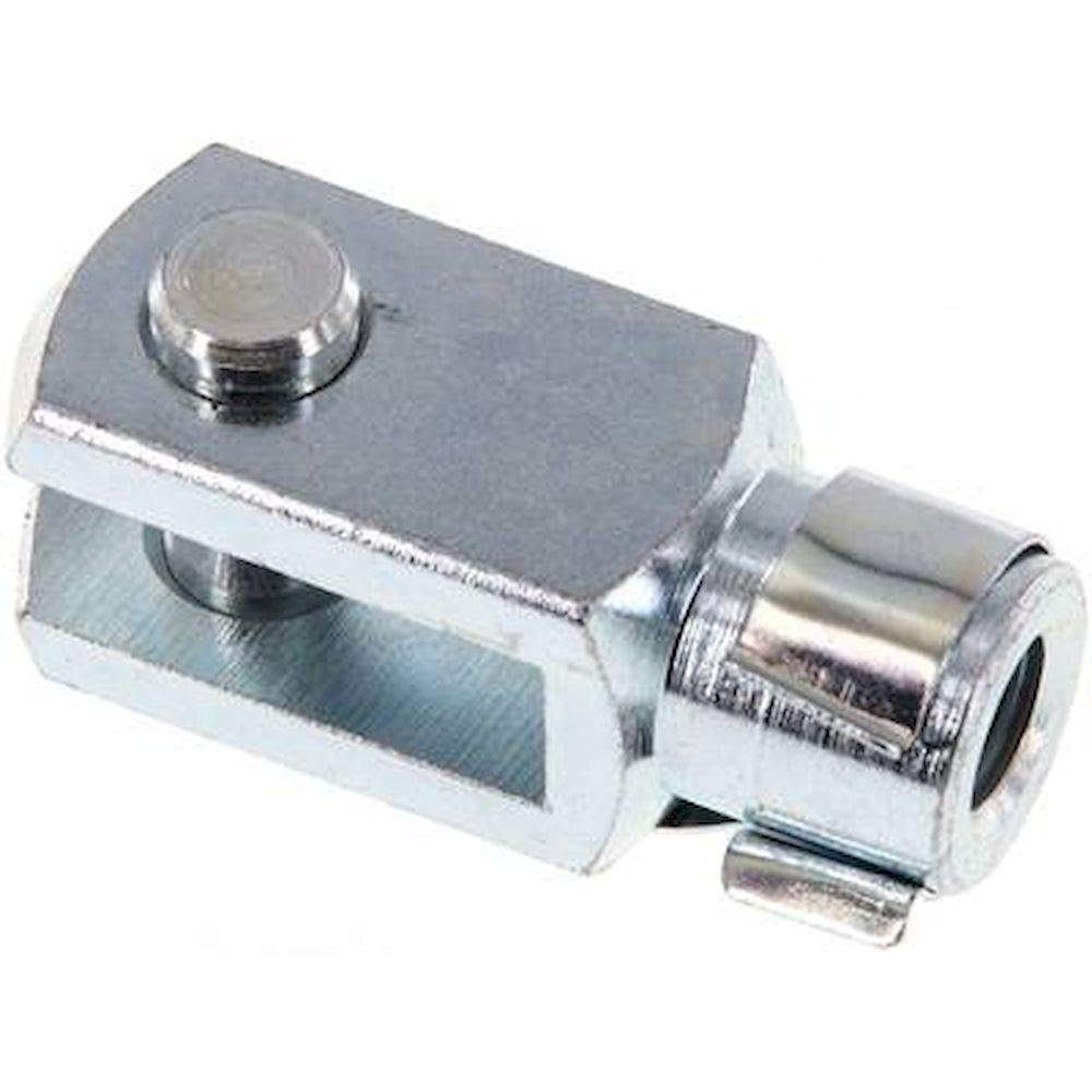 Yoke with bolts M 12, Zinc plated steel