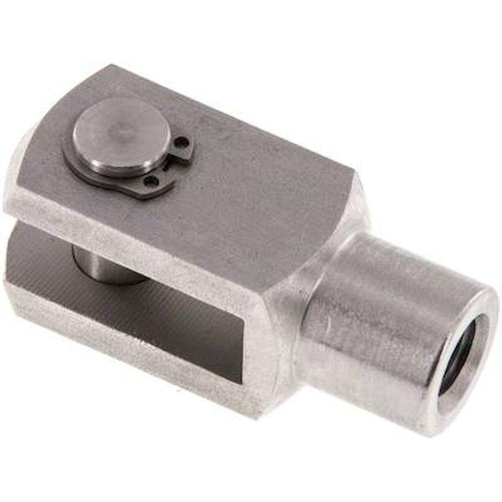 Yoke with bolts M 12, 1.4305