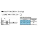 SMC AXT100-MC26-050. Rundstecker/Kabel