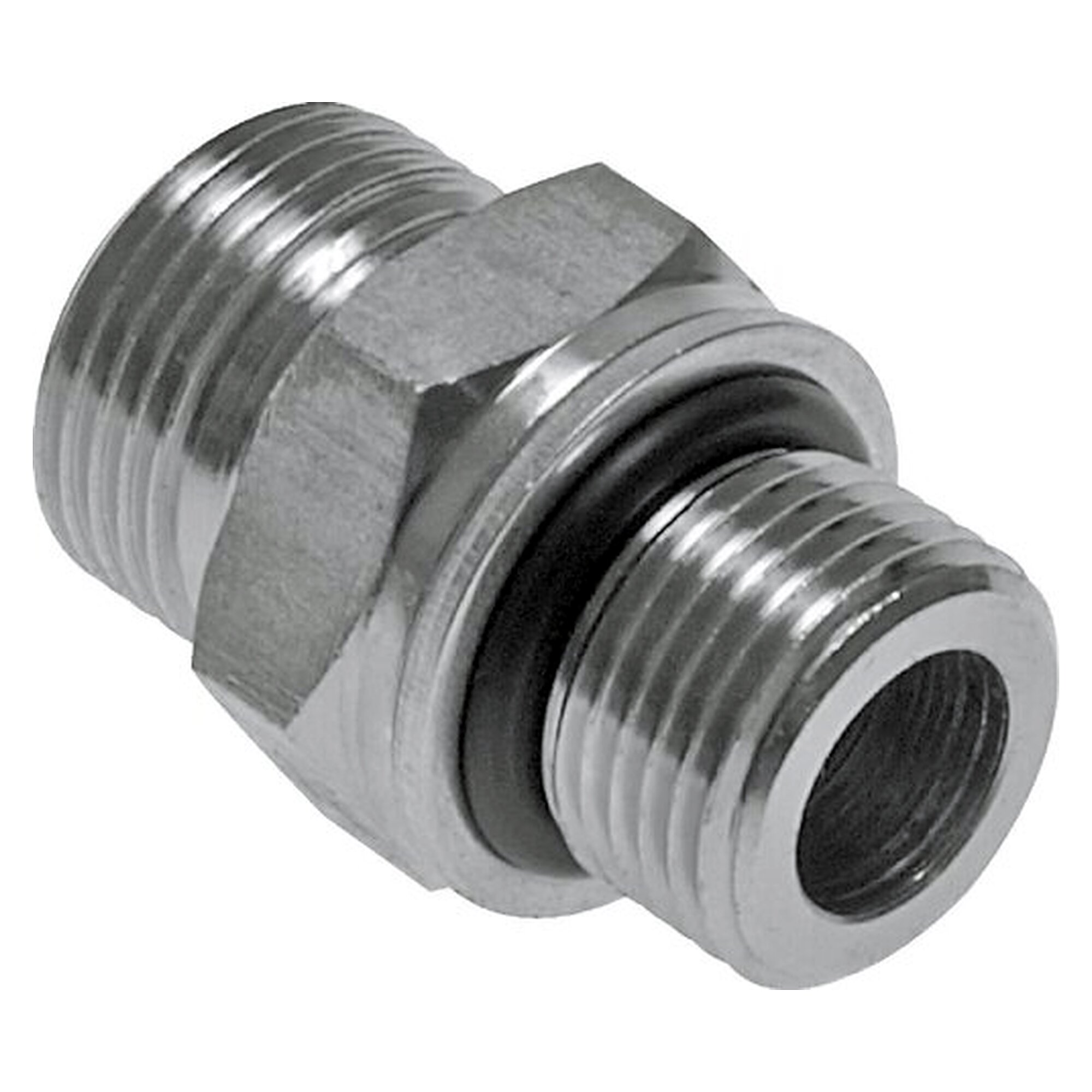 ORFS male stud fitting, male stud thread M 16x1.5 to ORFS male UN 11/16"-16, PN 630 bar