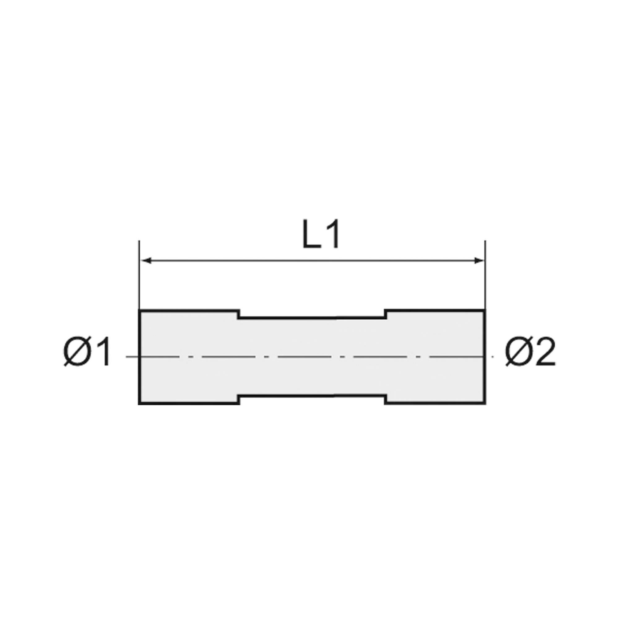 Reduzierverschr., Dichtkegel, Mutter M22x1,5 i., ES 1.4571 Ø15x10 - Riegler 112358