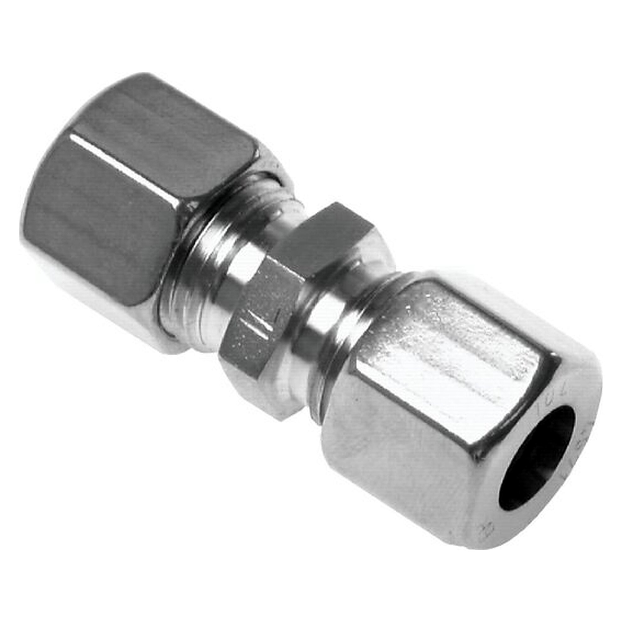 Straight cutting ring coupling, tube 6 L, stainless steel 1.4571