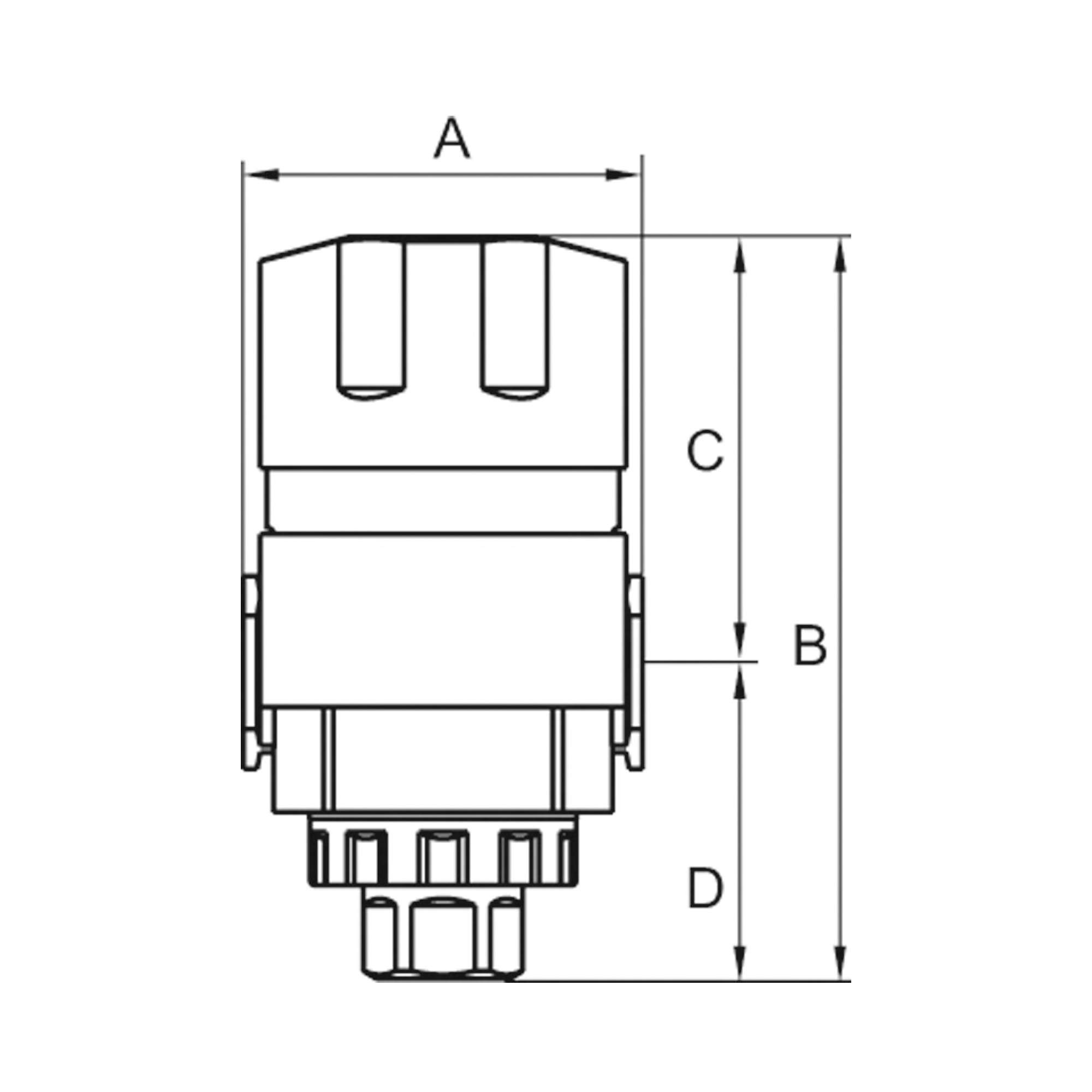 3/2-way blocking valve »G«, Size 400, G 1/2 - Riegler 116437