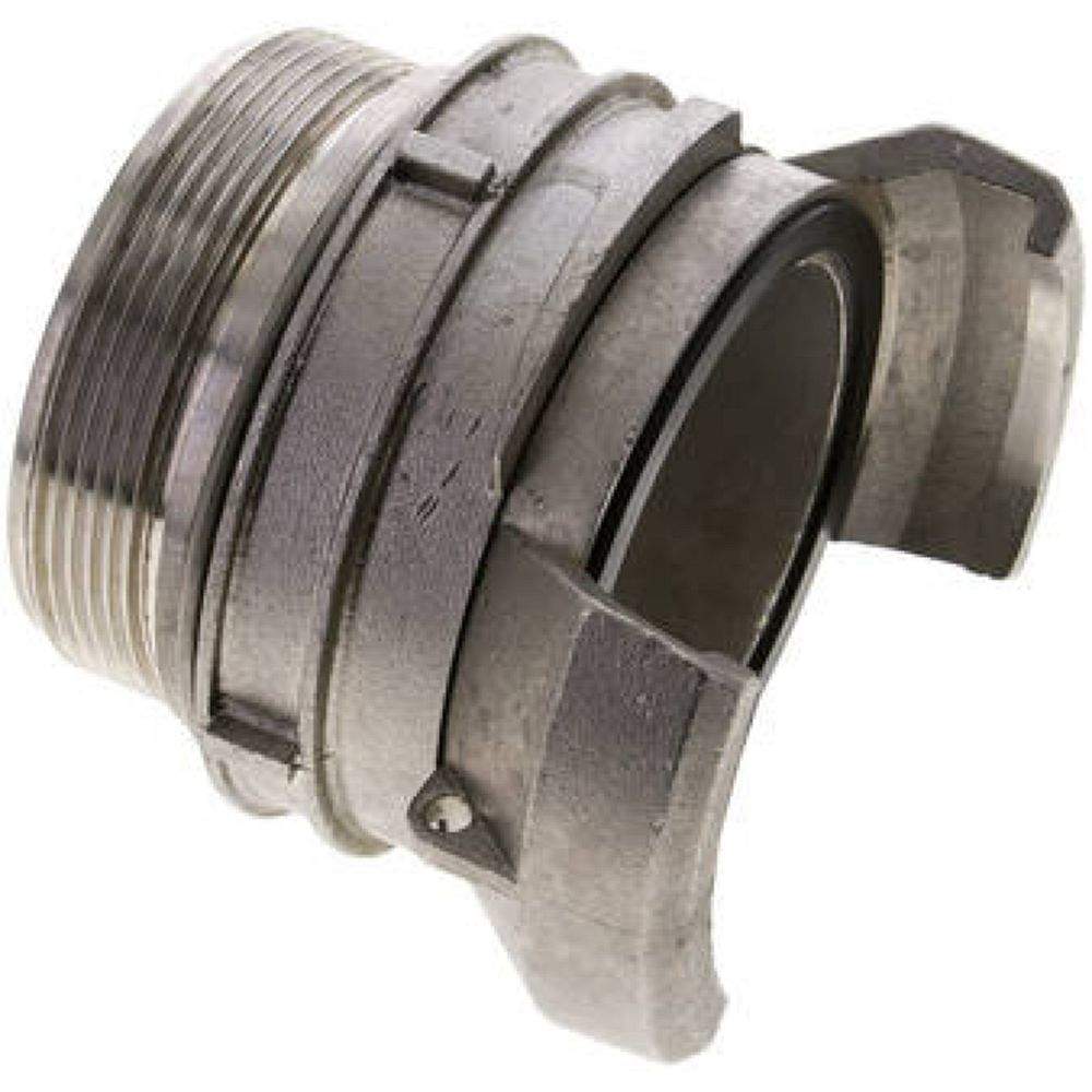 Guillemin-Kupplung G 2-1/2" (AG), Edelstahl, mit Verriegelung