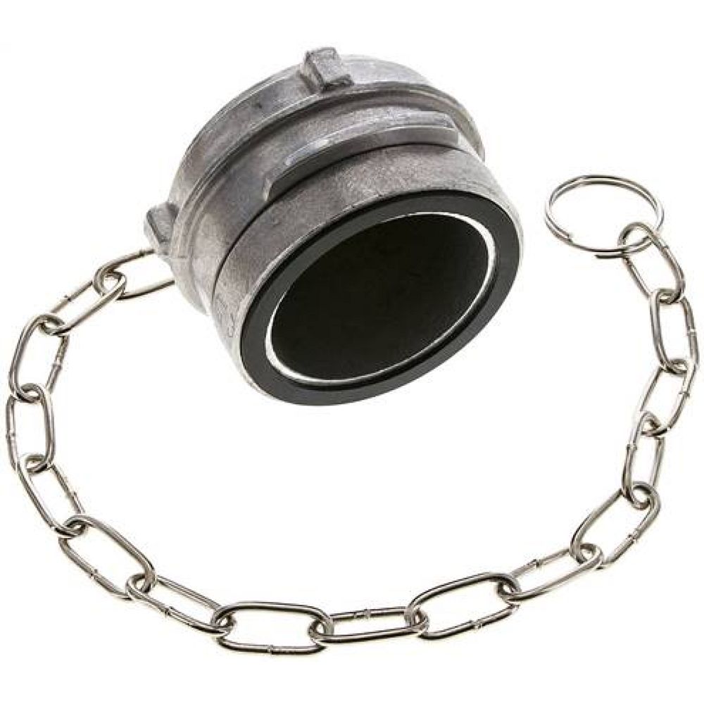 Guillemin-Verschluss mit Verriegelung, Aluminium, 2" (Dichtfäche 68 mm)