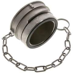 Guillemin-Verschluss mit Verriegelung, Edelstahl, 2" (Dichtfäche 68 mm)