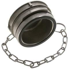 Guillemin-Verschluss mit Verriegelung, Edelstahl, 2-1/2" (Dichtfläche 83 mm)