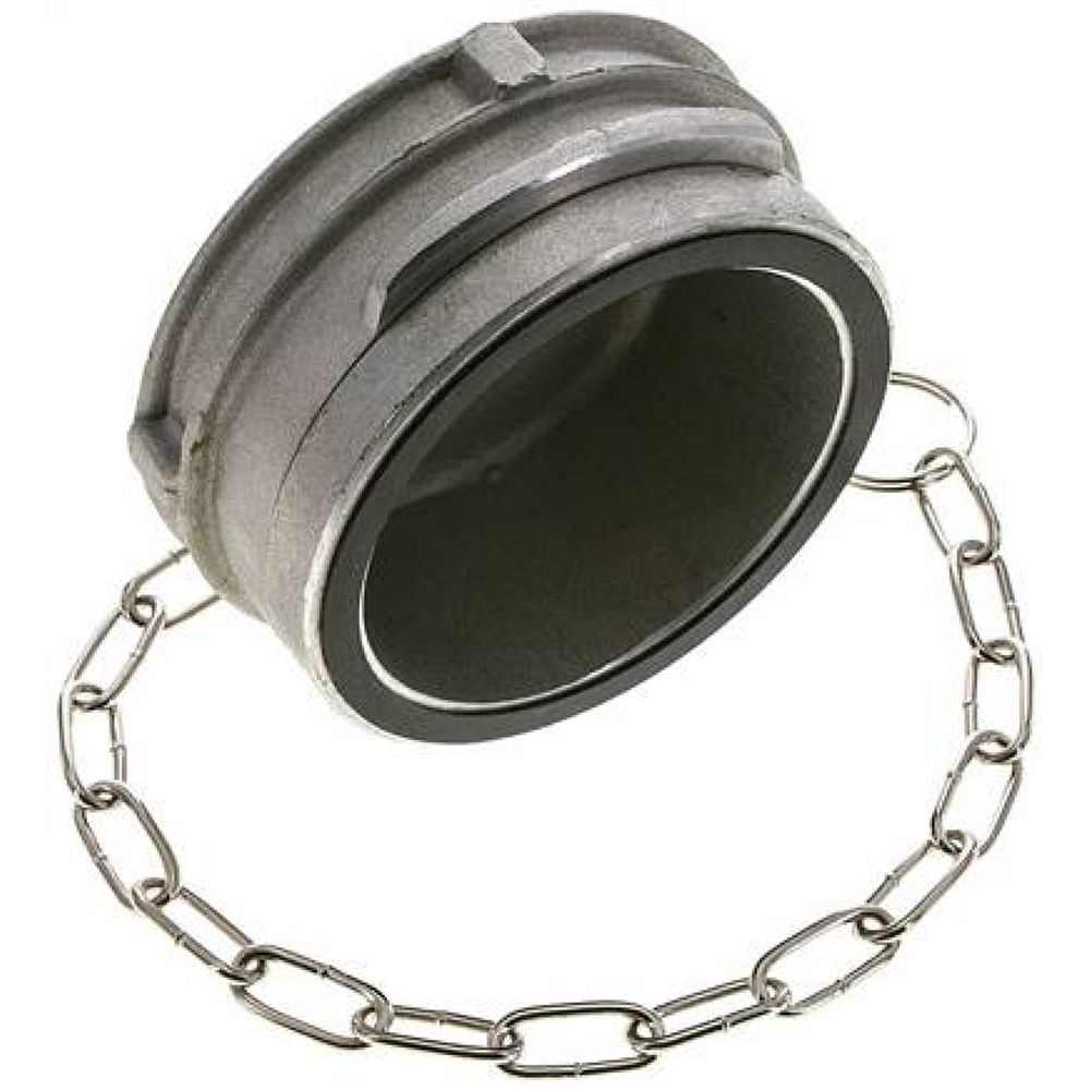 Guillemin-Verschluss mit Verriegelung, Aluminium, 3" (Dichtfläche 101 mm)