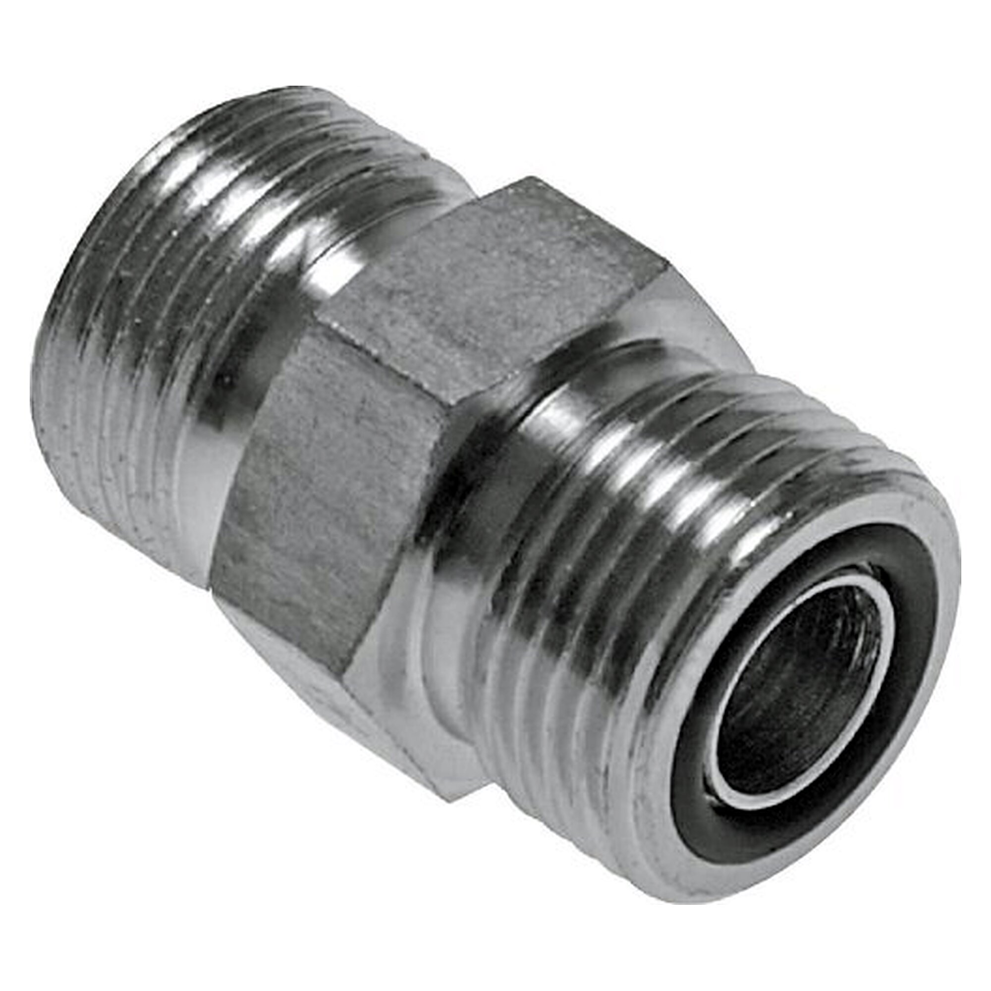 ORFS-Verschraubung, ORFS außen UNS 1"-14 auf zweites ORFS außen UN 13/16"-16, PN 400 bar
